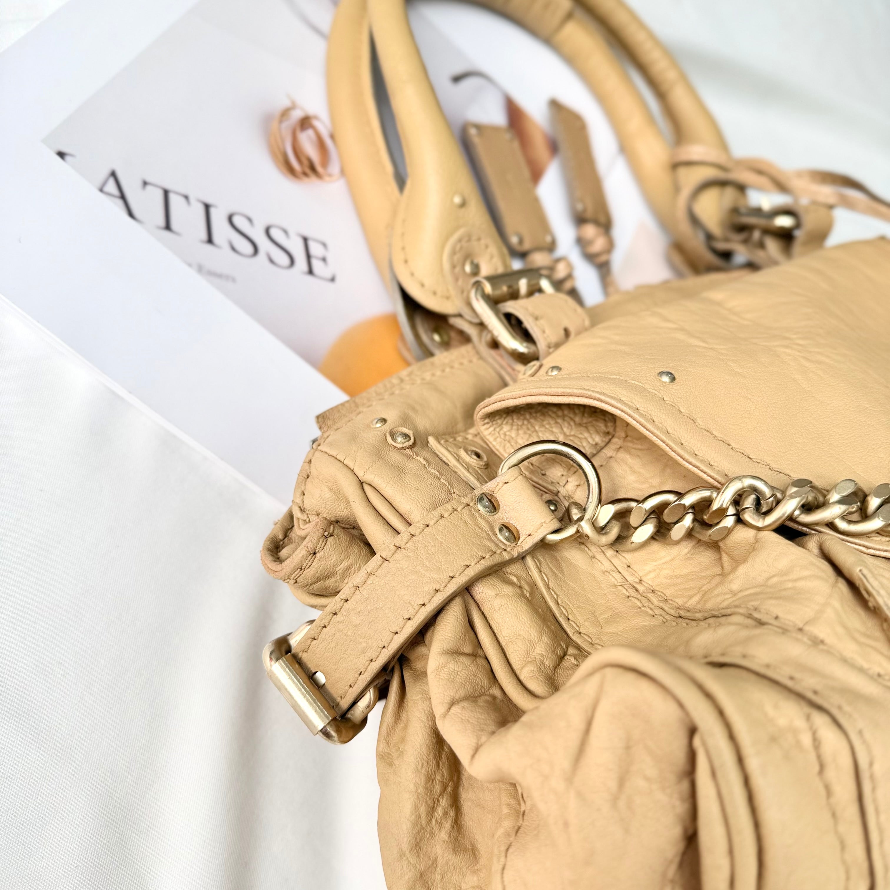 Chloe Brown Paddigton Capsule Leather Shoulder Bag