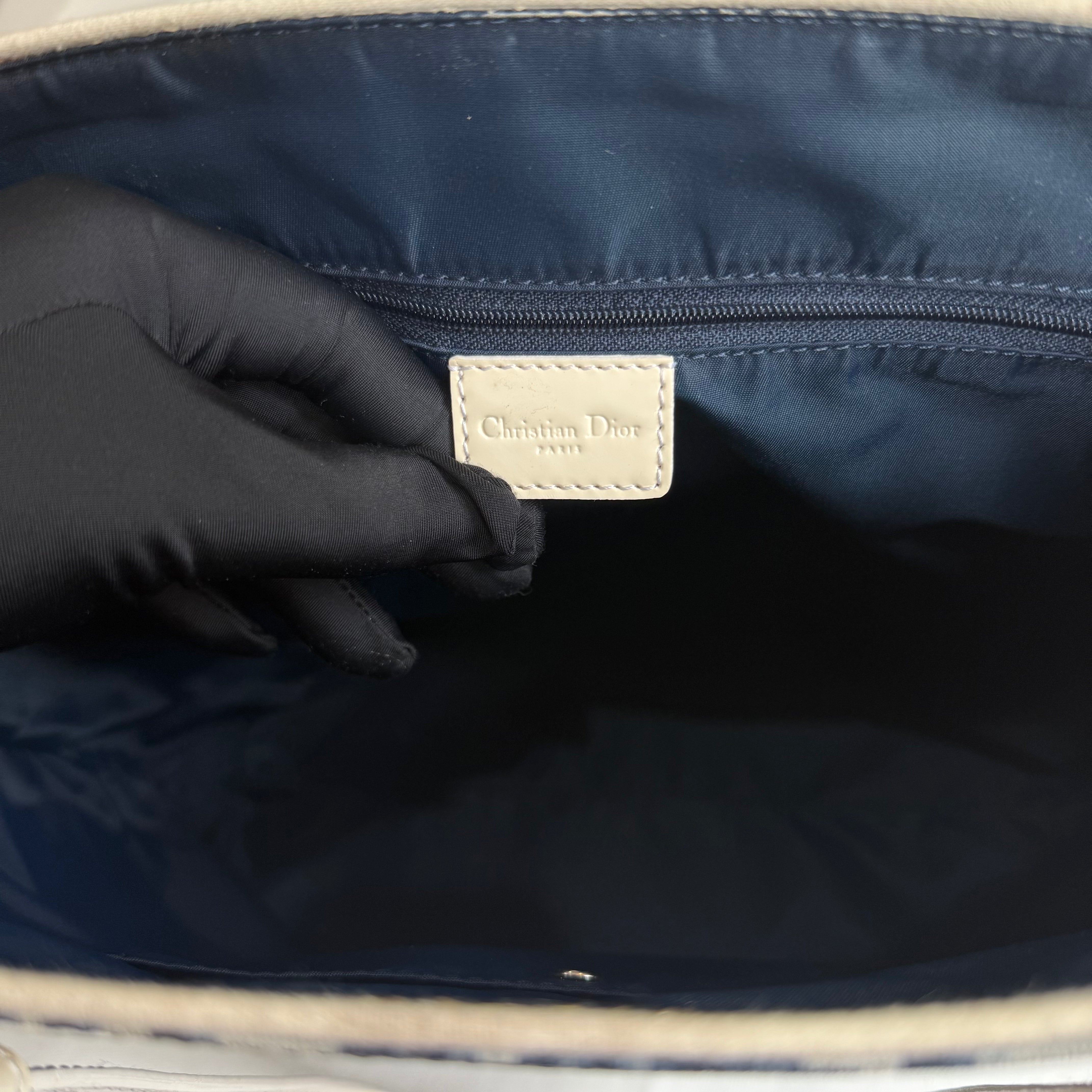Christian Dior Monogram Trotter No. 1 Tote Bag Navy