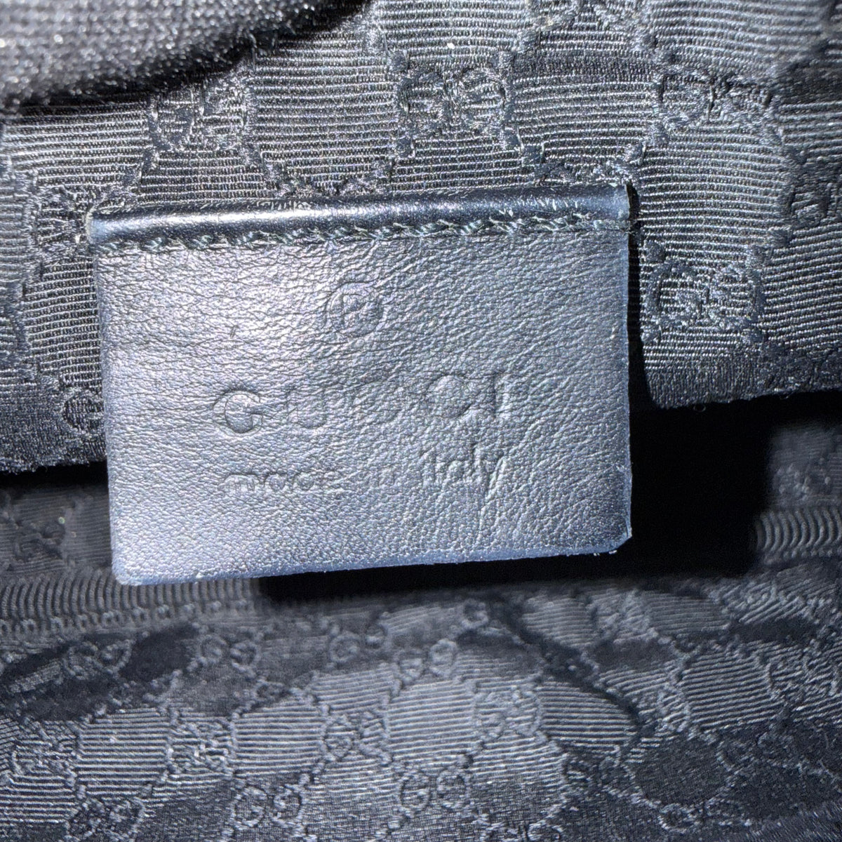 Gucci Denim Web shoulder bag