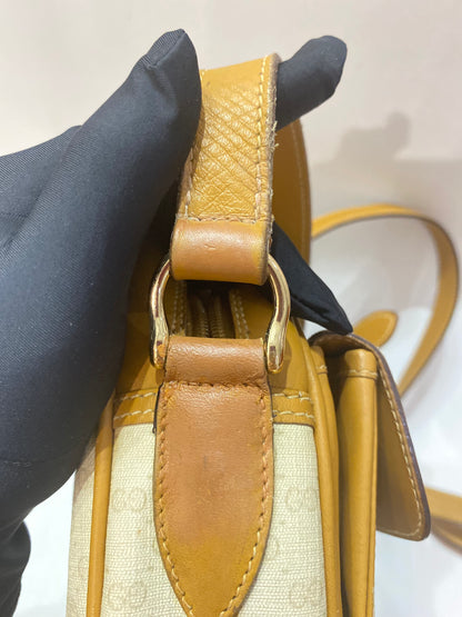 Gucci Vintage GG Canvas Crossbody Shoulder Bag