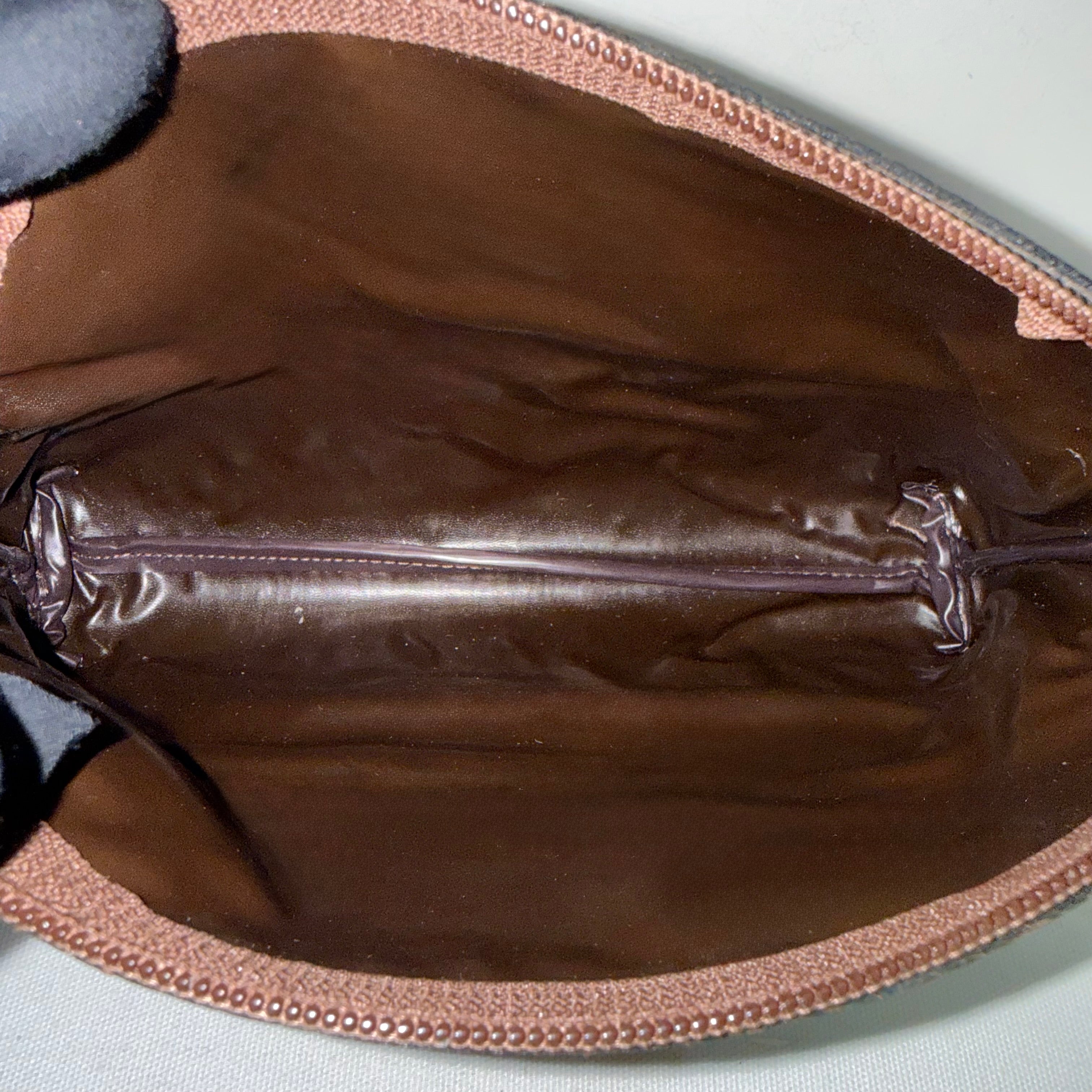 Burberry Brown Haymarket Check Clutch Beige