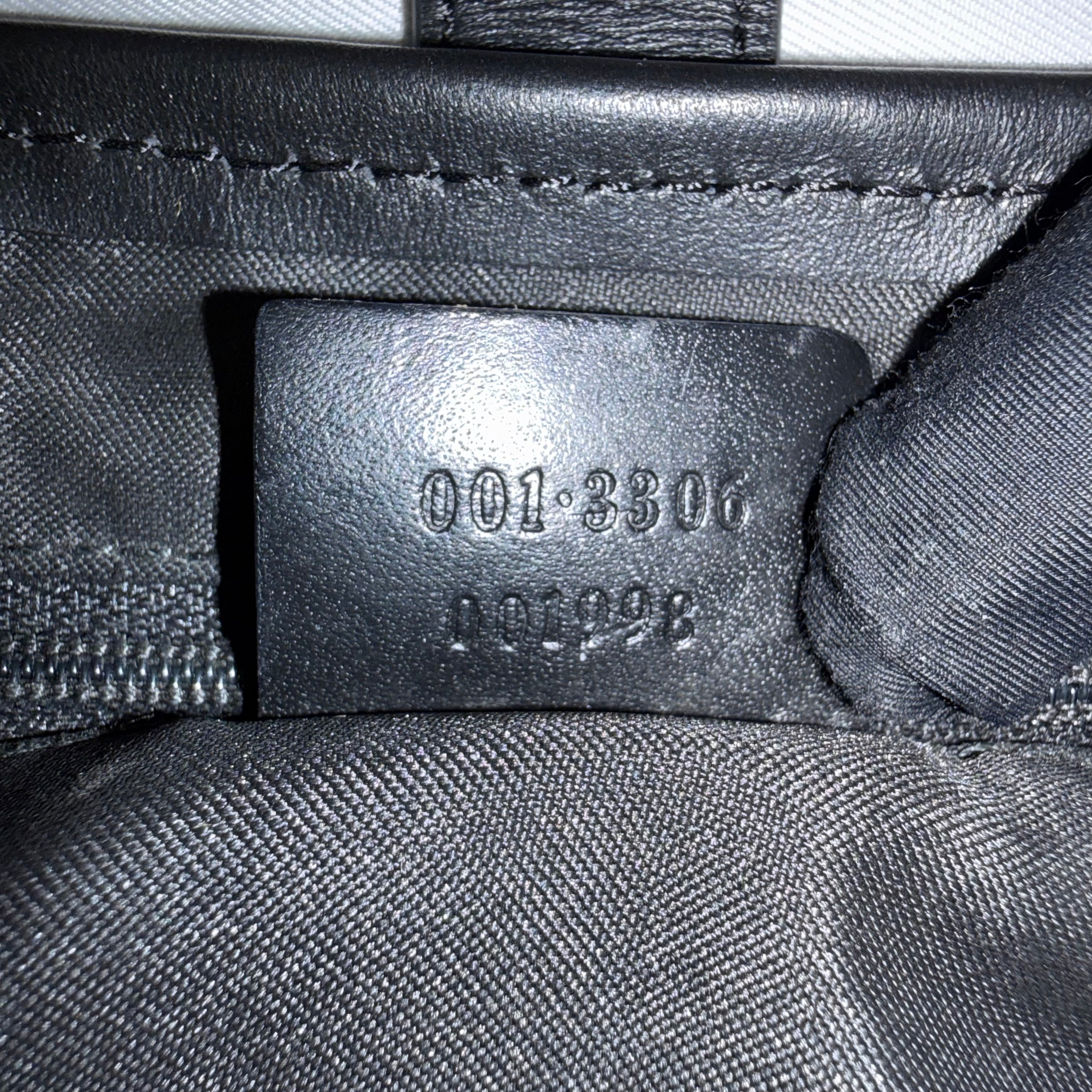 Gucci Black GG Canvas and Leather Jackie Hobo Bag