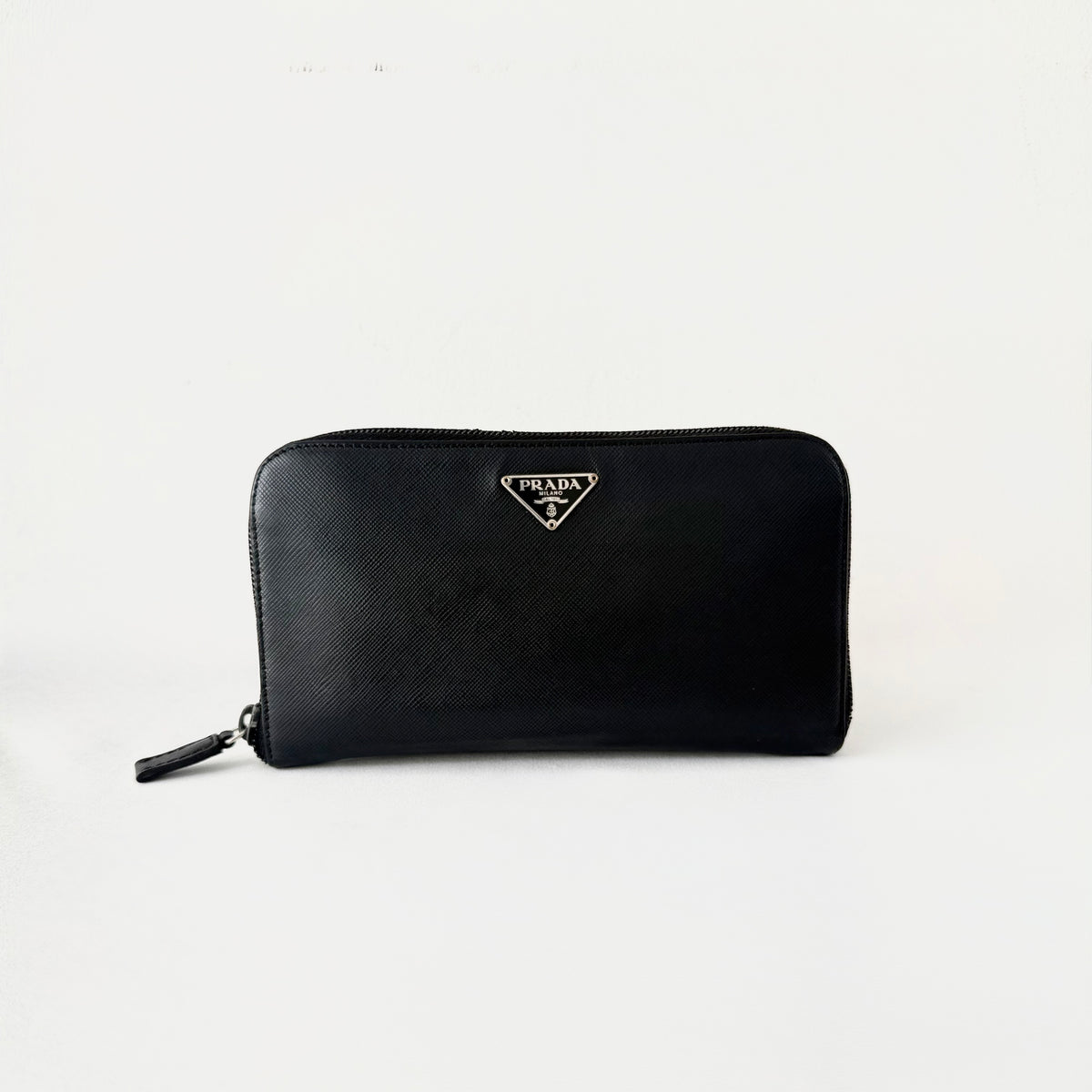 Prada Black Saffiano Leather Wallet