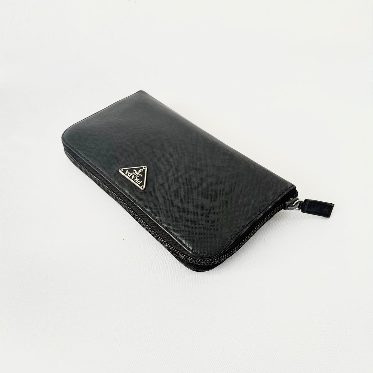 Prada Black Saffiano Leather Wallet