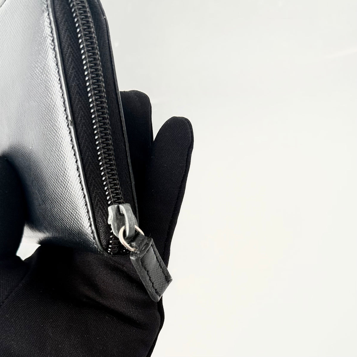 Prada Black Saffiano Leather Wallet
