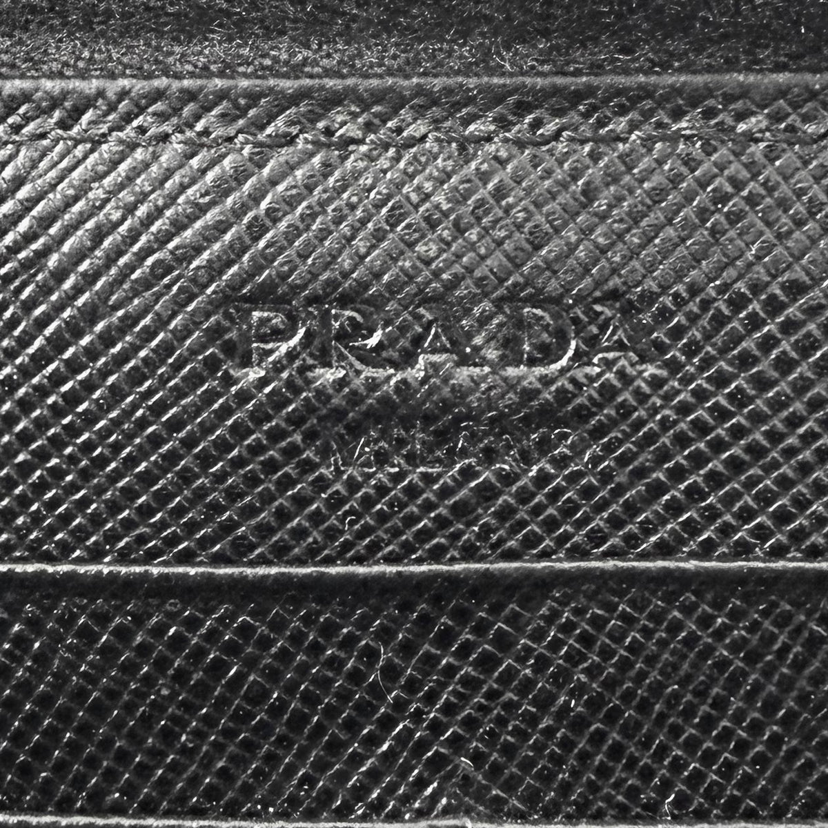 Prada Black Saffiano Leather Wallet