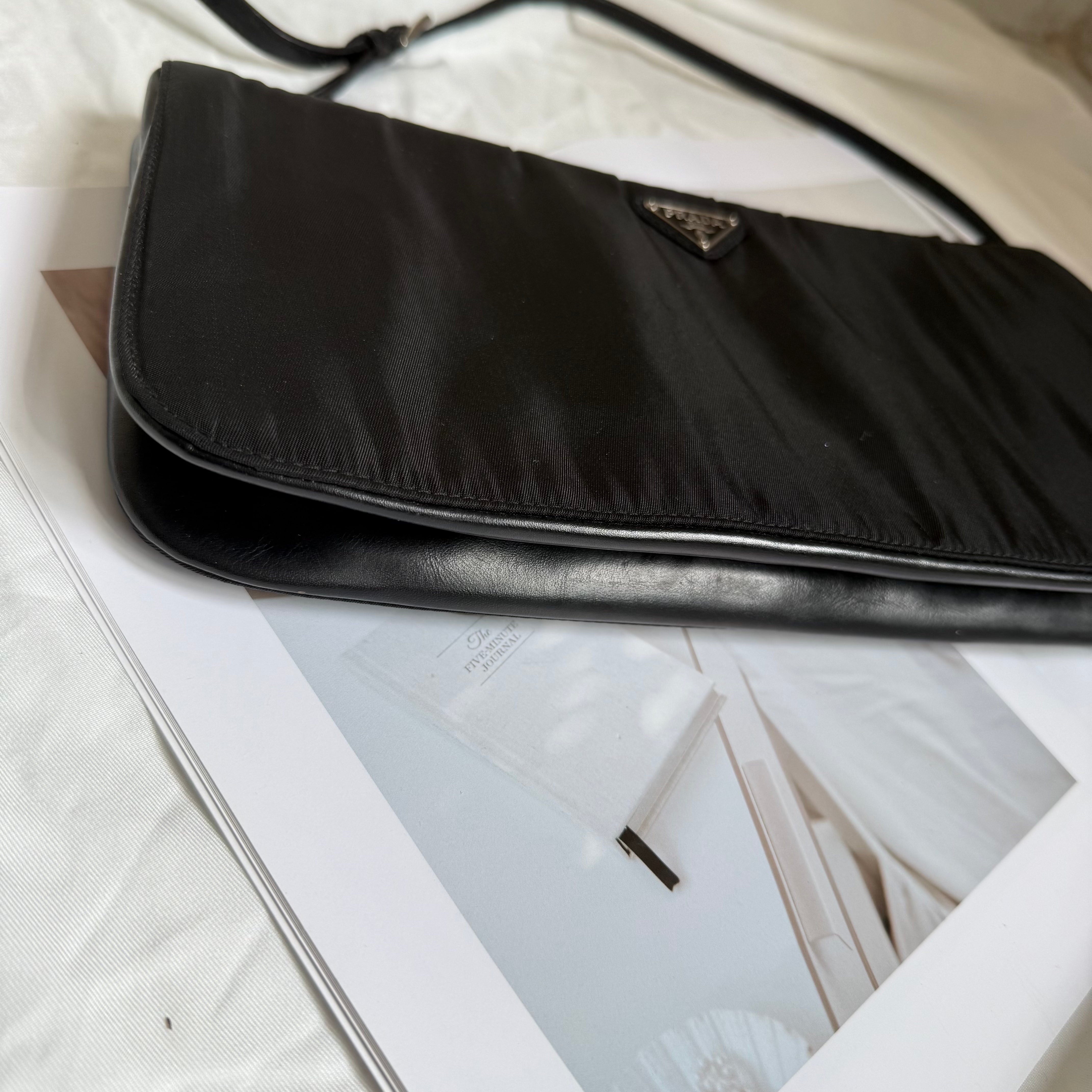 Prada Tessuto Nylon Shoulder Bag