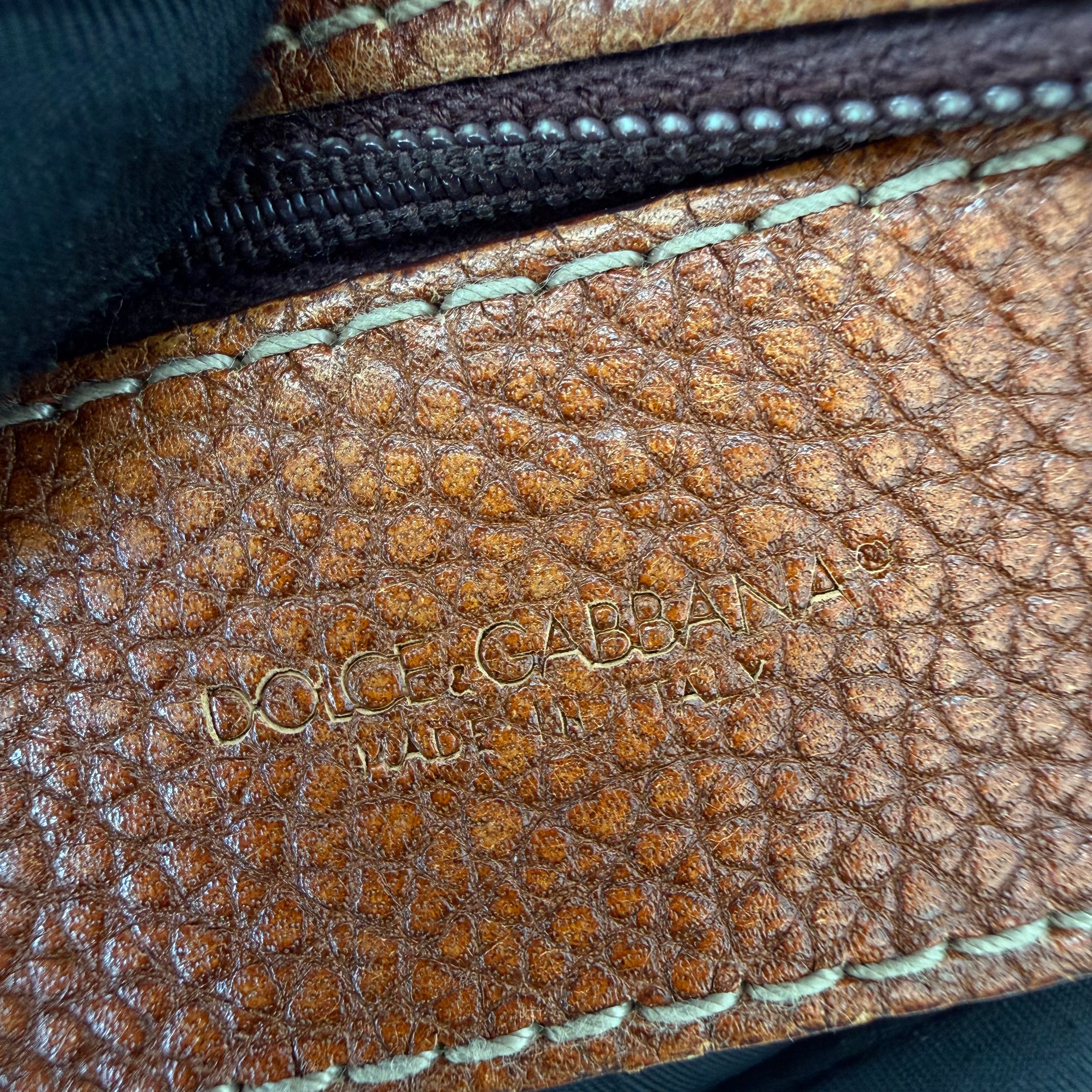 Dolce & Gabbana Brown Leather Satchel