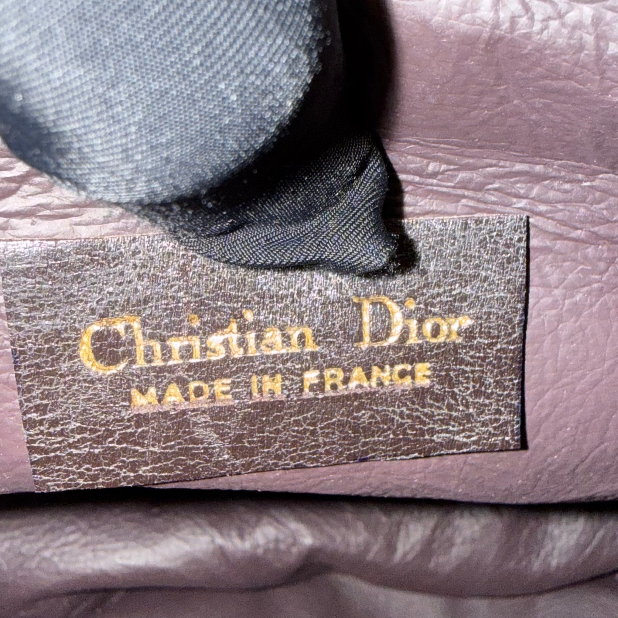 Christian Dior Trotter Brown Canvas Shoulder Bag