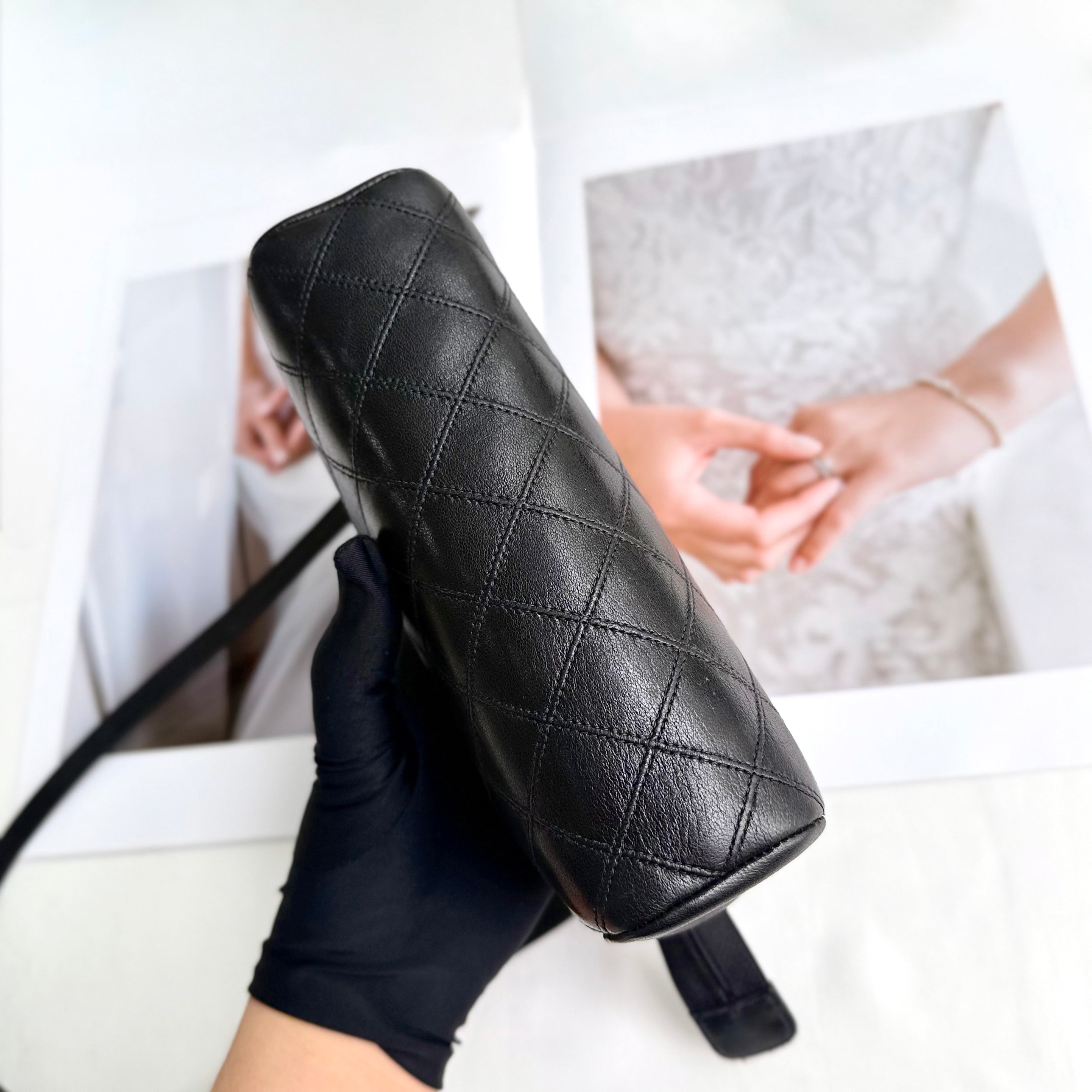 CHANEL CC Quilted Shoulder Bag