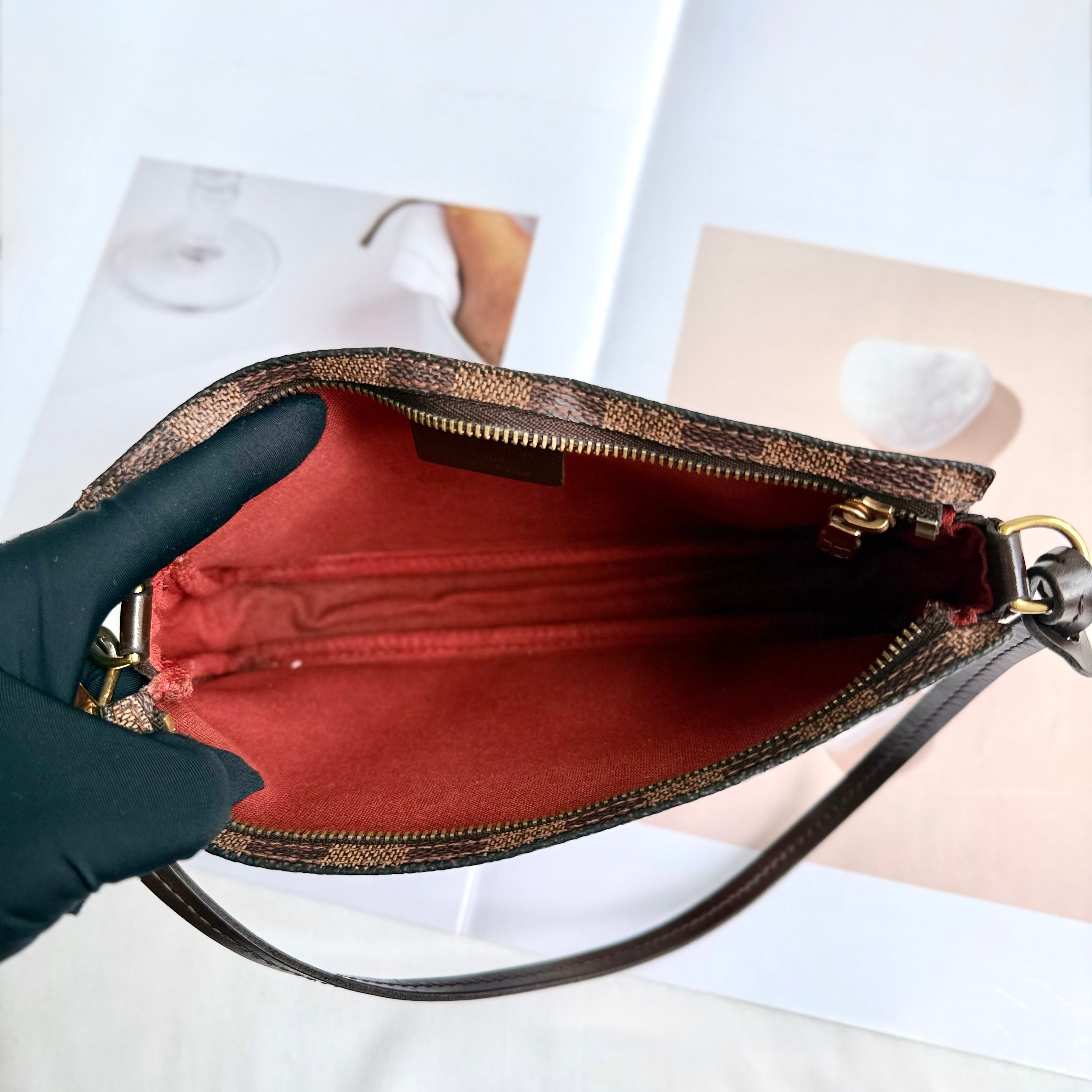 Louis Vuitton Pochette Accessories Damier Ebene