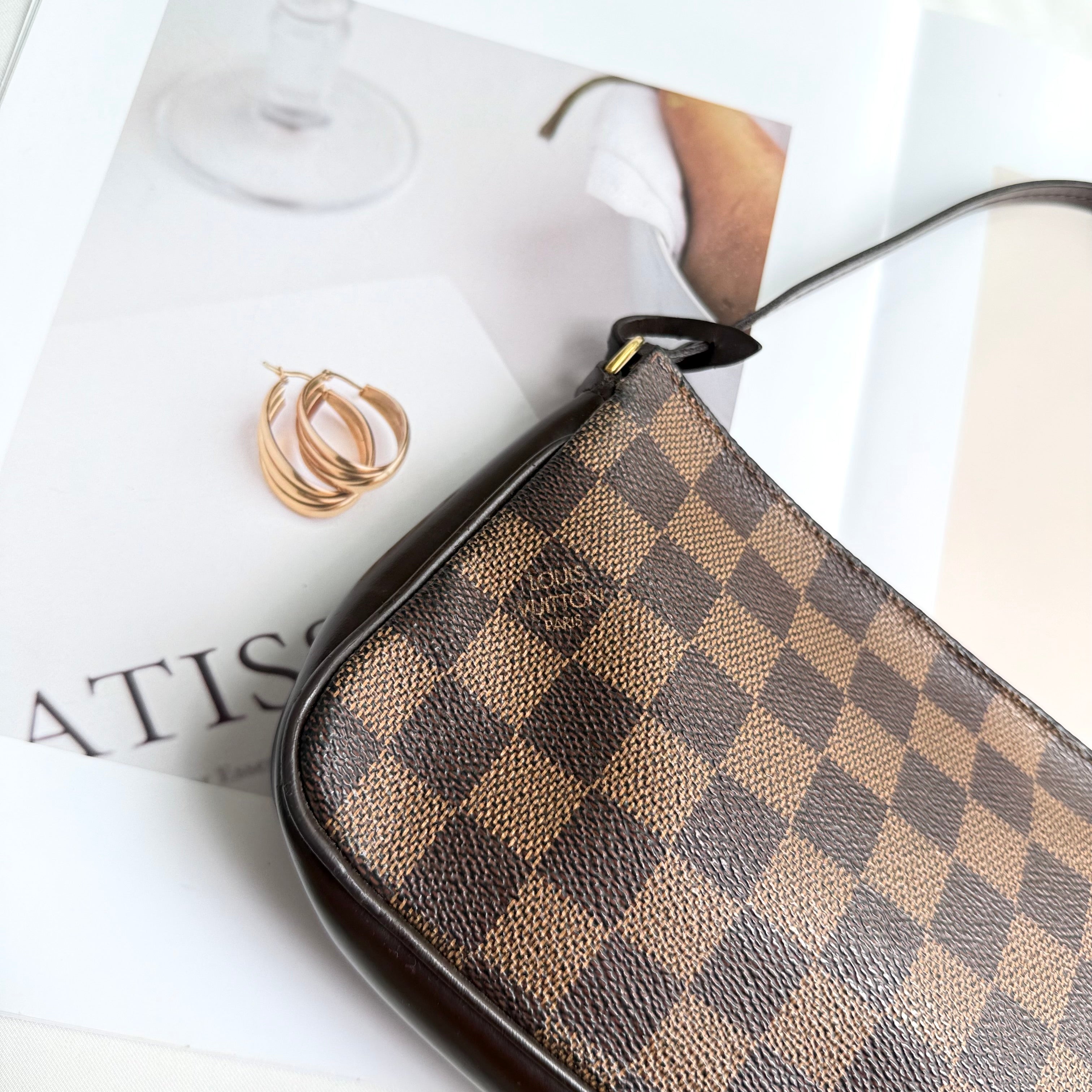 Louis Vuitton Pochette Accessories Damier Ebene