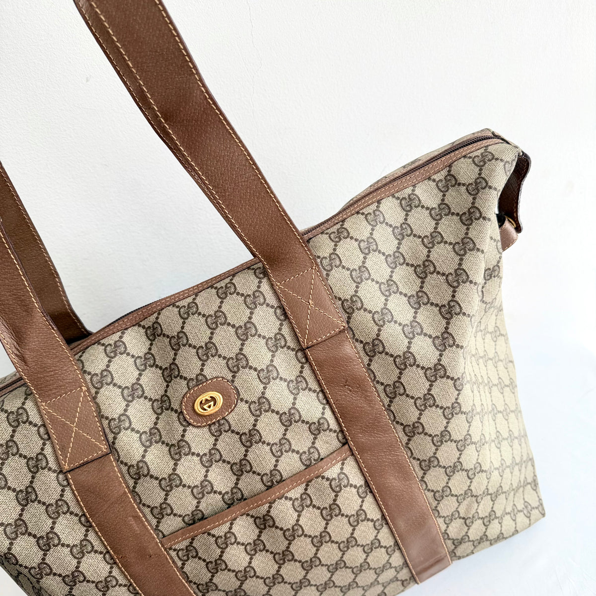 Gucci Large Tote in GG Supreme Canvas