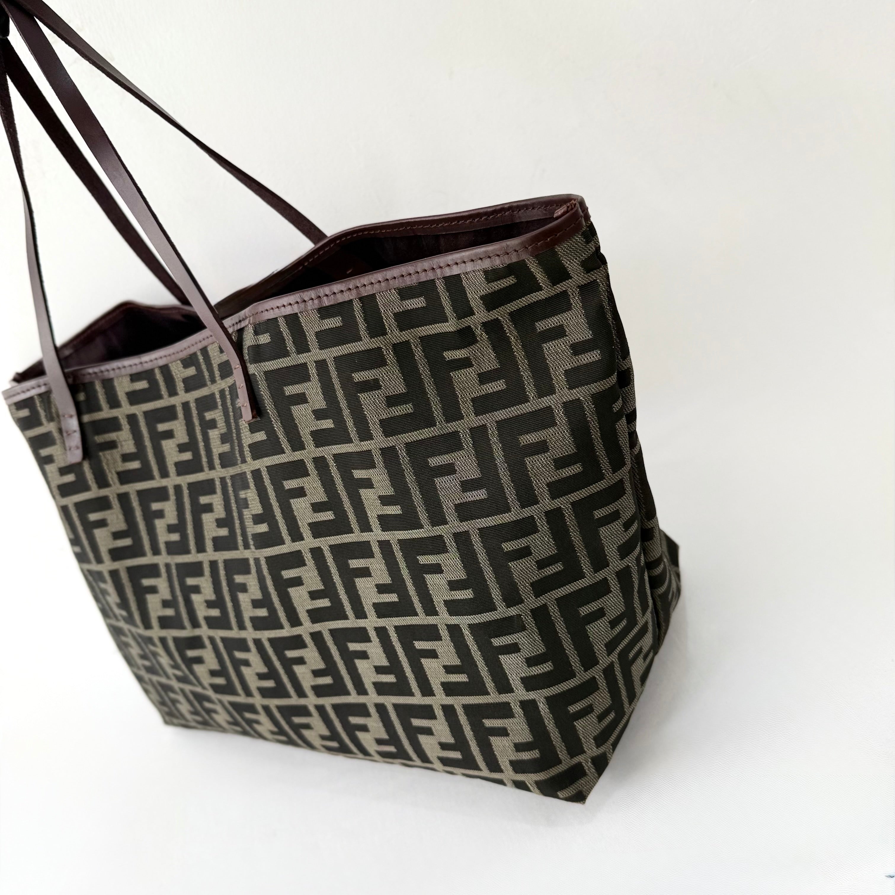 Fendi Brown Zucca Canvas Tote