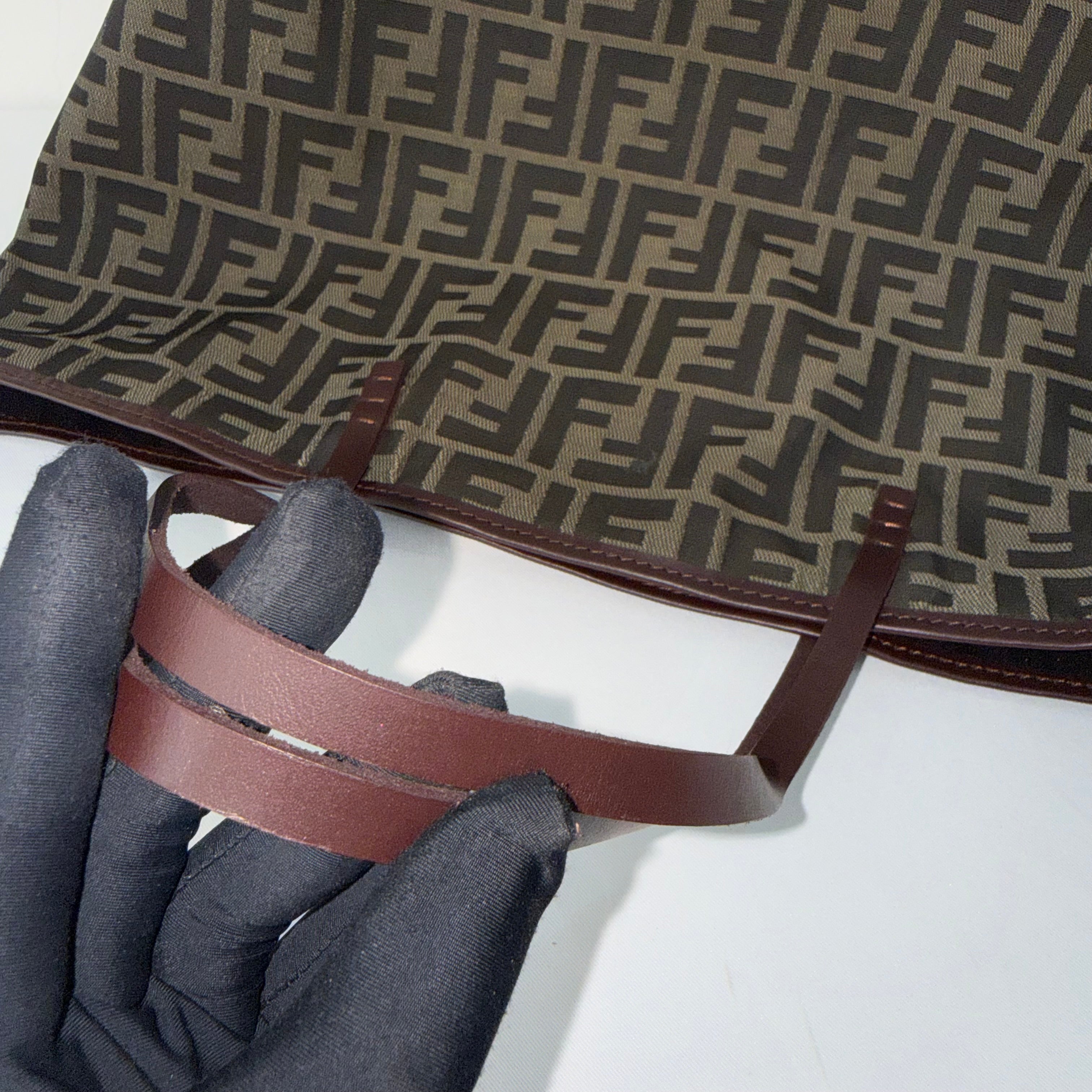 Fendi Brown Zucca Canvas Tote