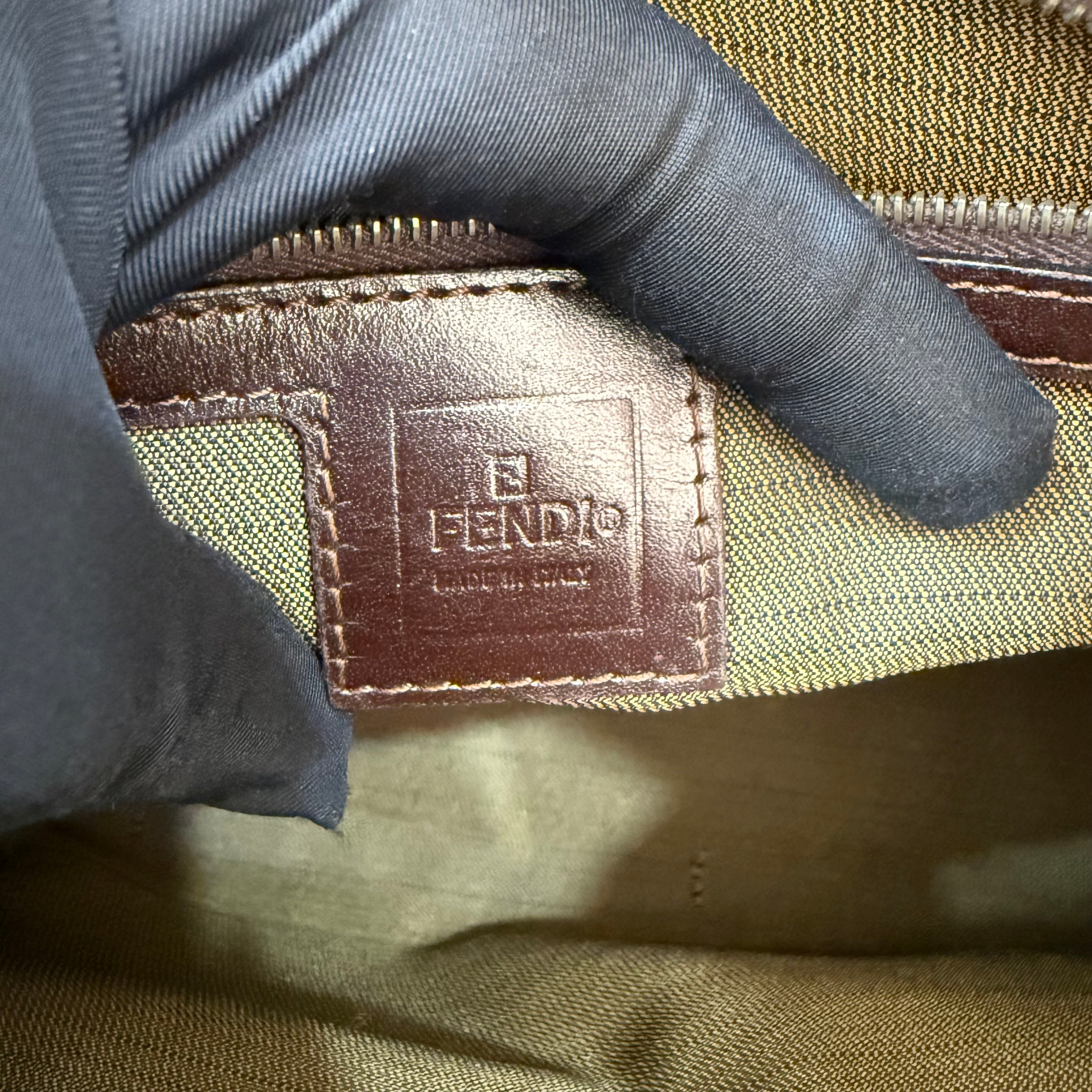 Fendi FF Monogram Baguette Tote Bag