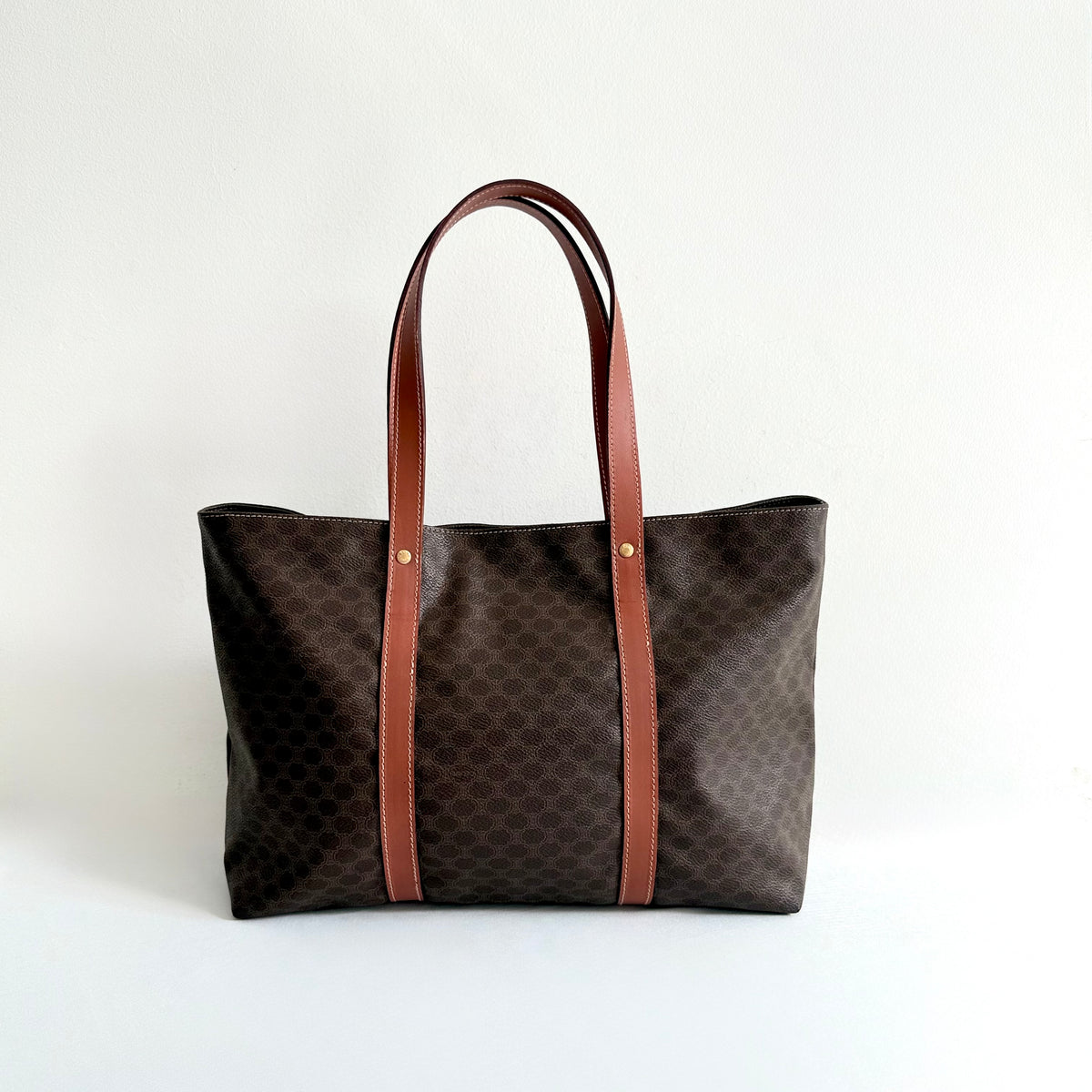 Celine Macadam Coated Canvas Tote Bag