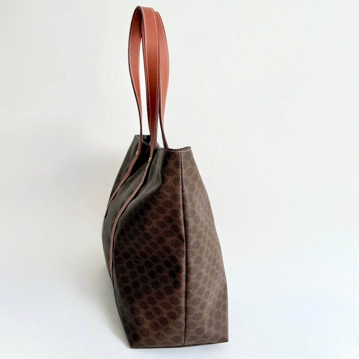 Celine Macadam Coated Canvas Tote Bag