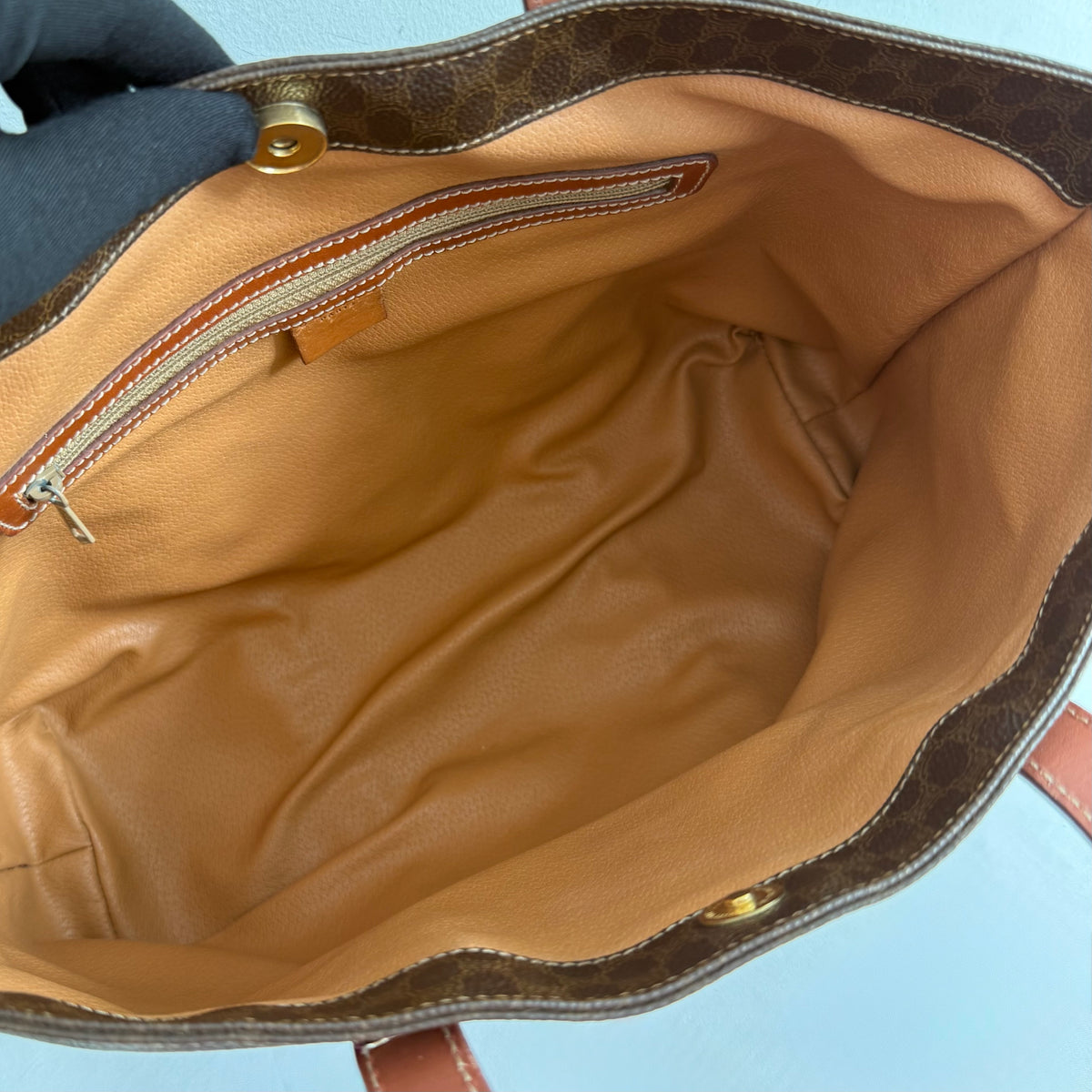 Celine Macadam Coated Canvas Tote Bag