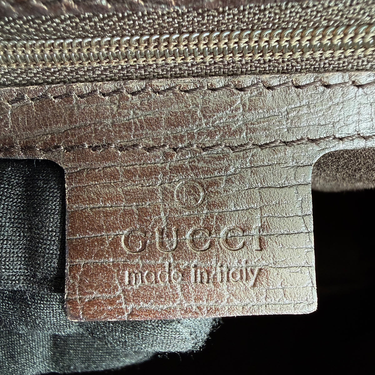 Gucci GG Canvas Bamboo Tote Bag