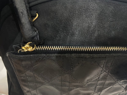 Christian Dior Black Cannage Vintage Handbag