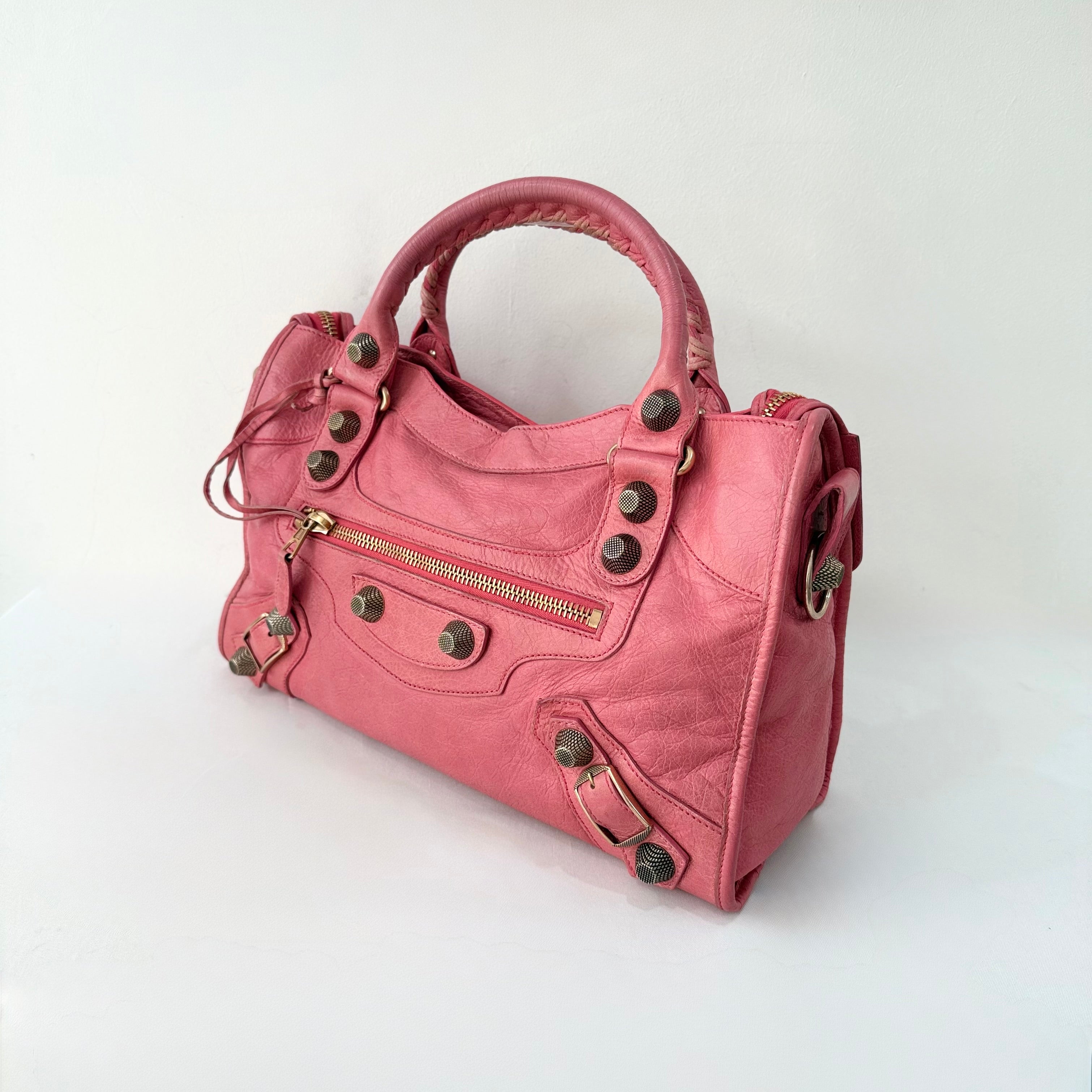 Balenciaga Giant City Bag in Pink