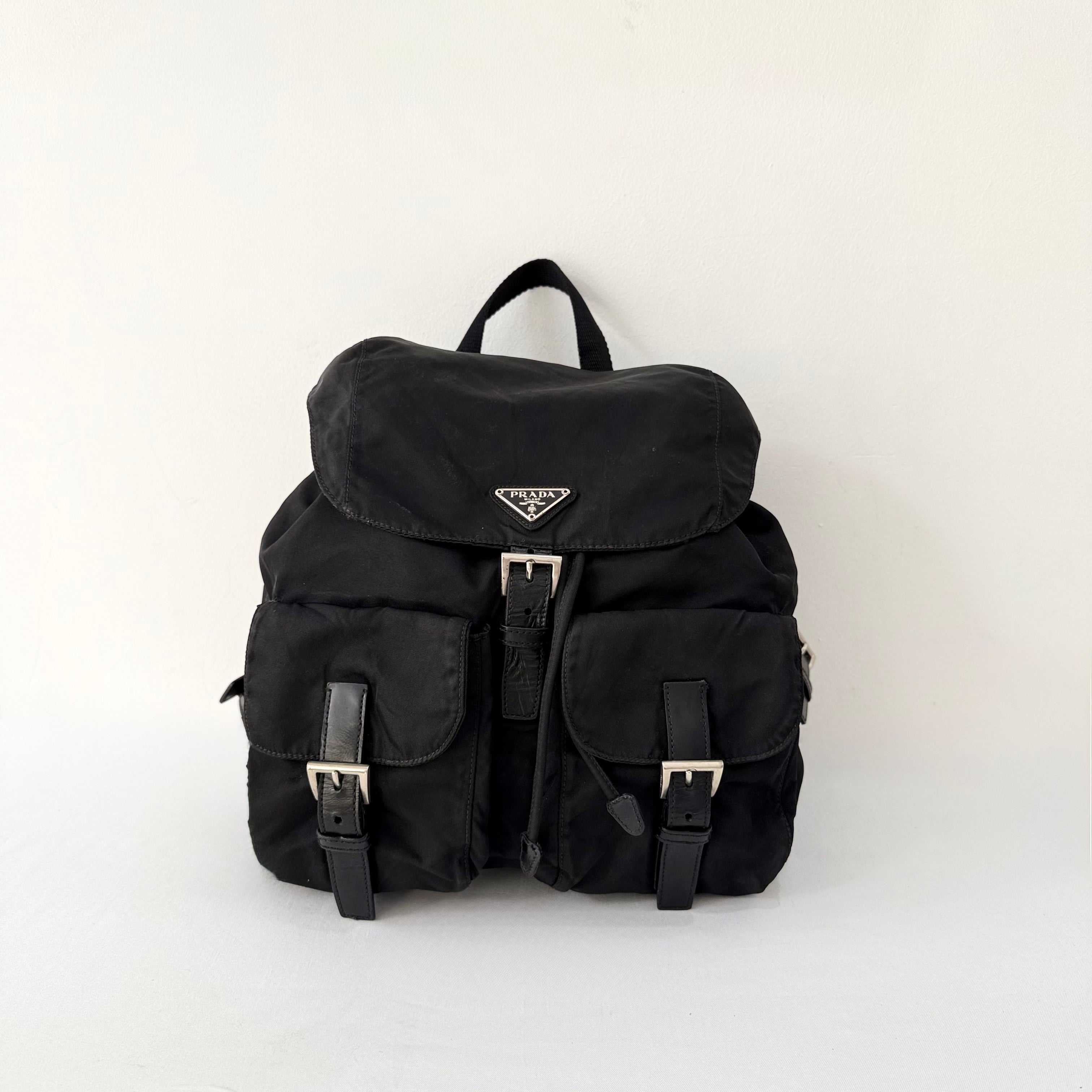 Prada Re-Nylon Backpack Black
