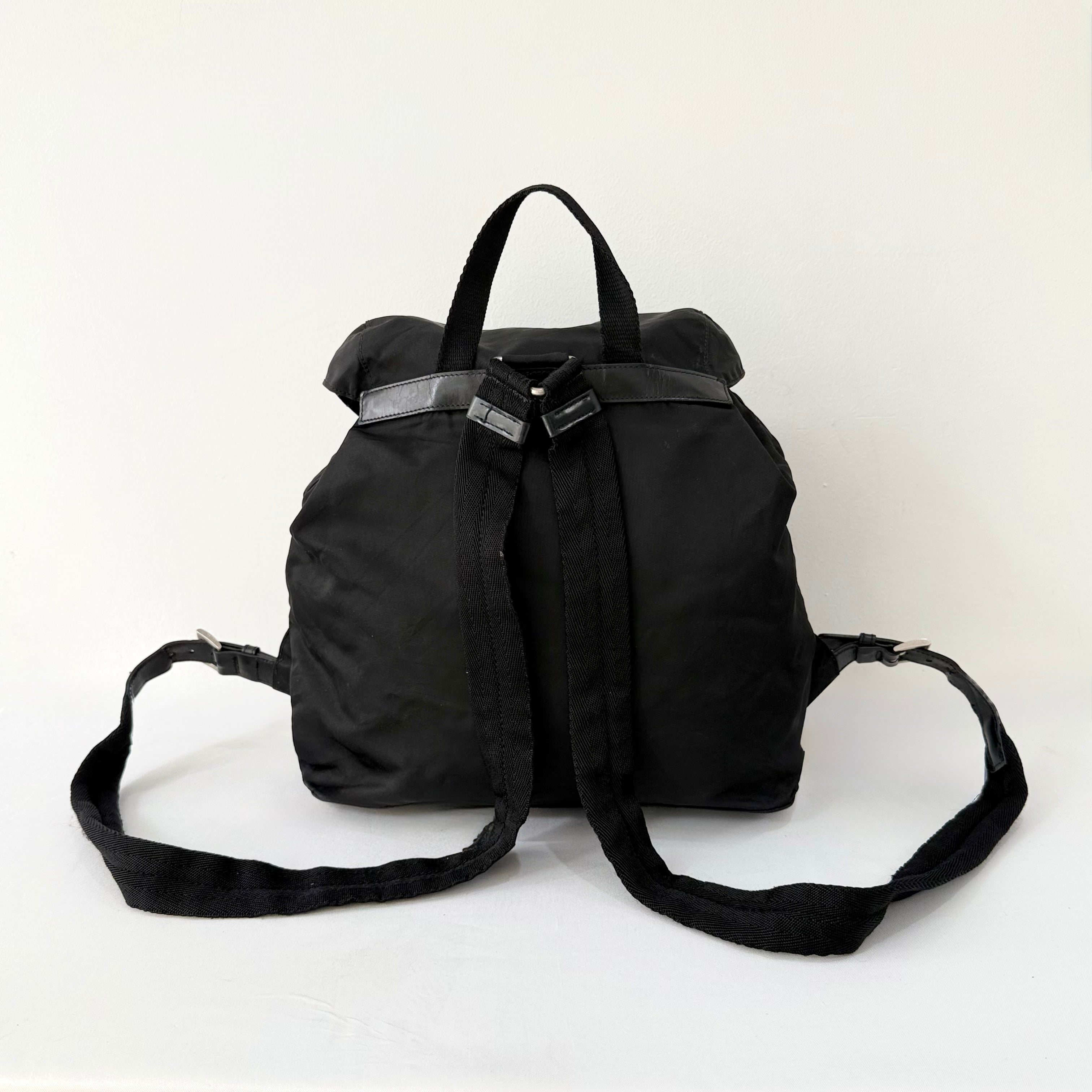 Prada Re-Nylon Backpack Black