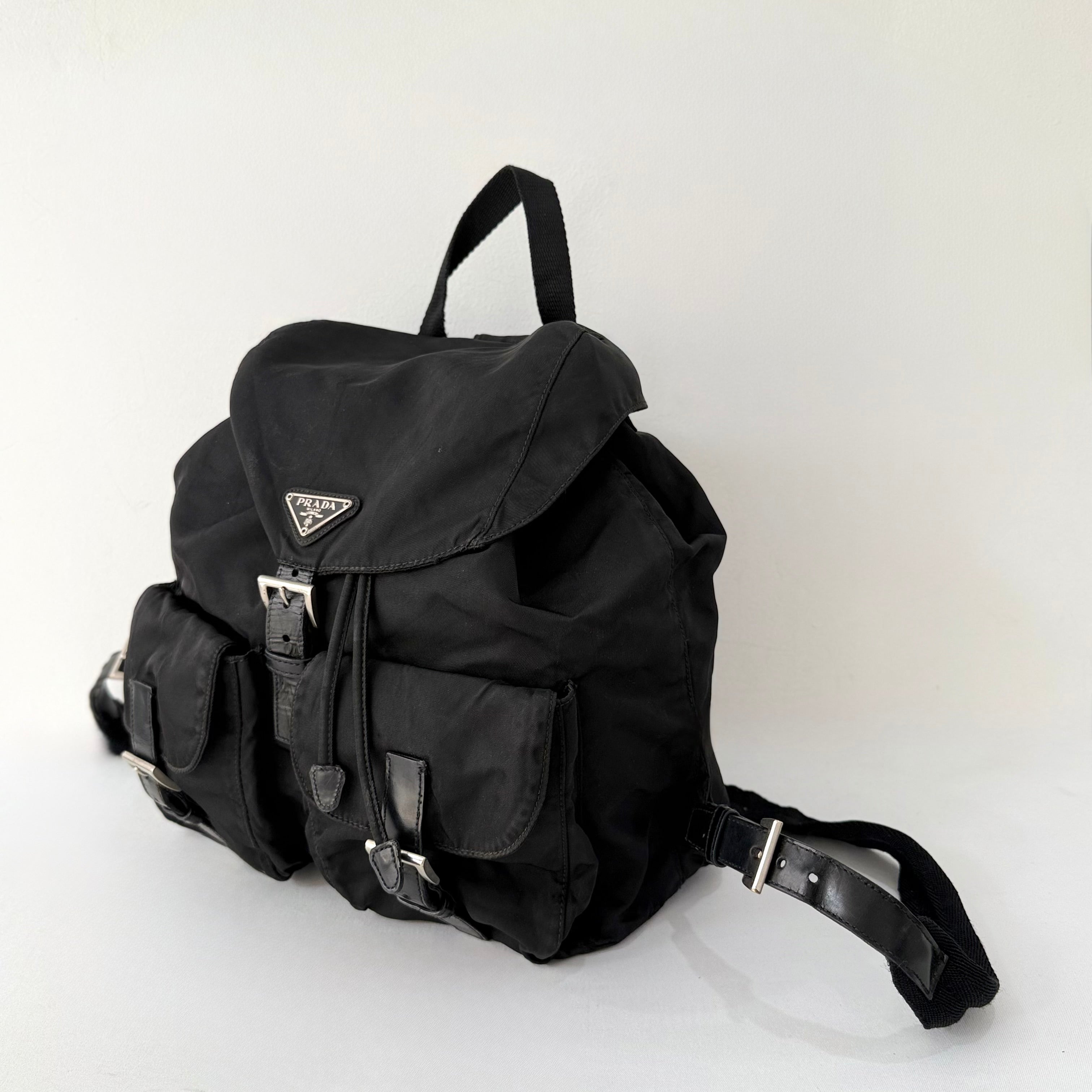 Prada Re-Nylon Backpack Black