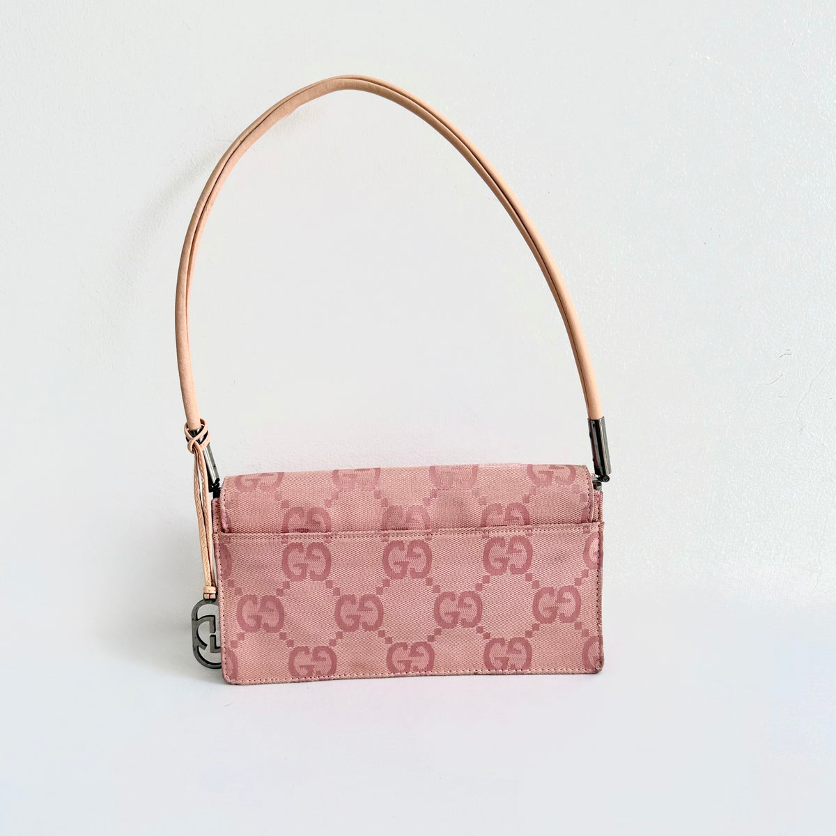 Gucci Pink Monogram Canvas Bag