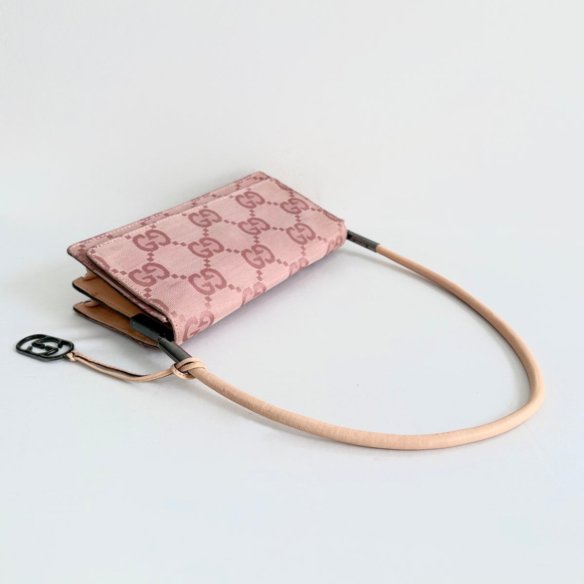 Gucci Pink Monogram Canvas Bag