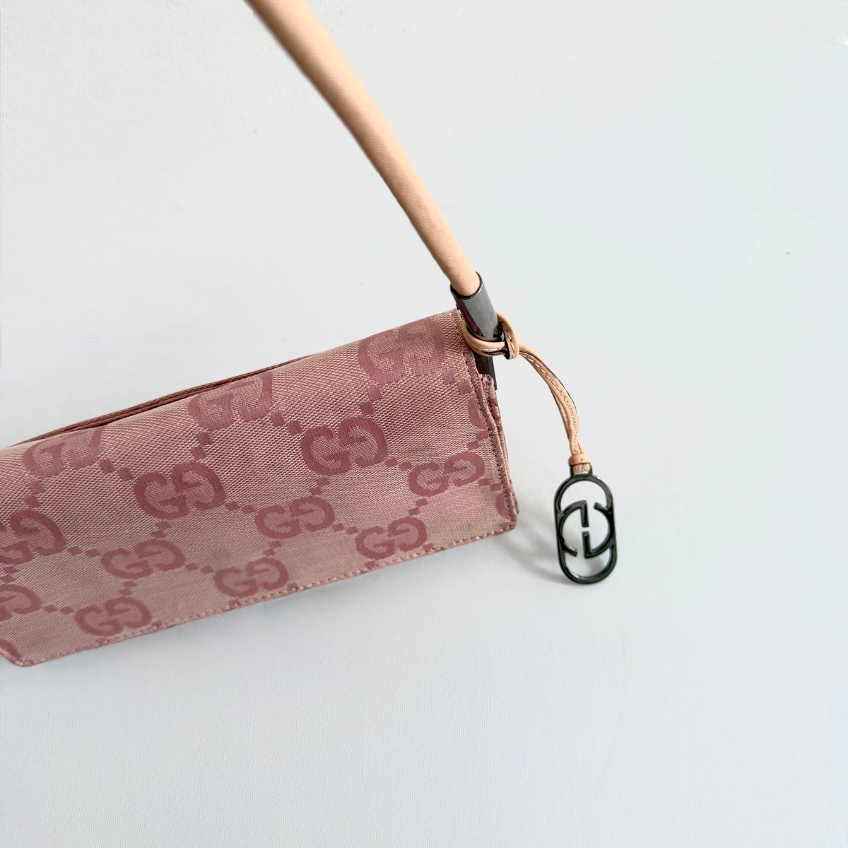 Gucci Pink Monogram Canvas Bag