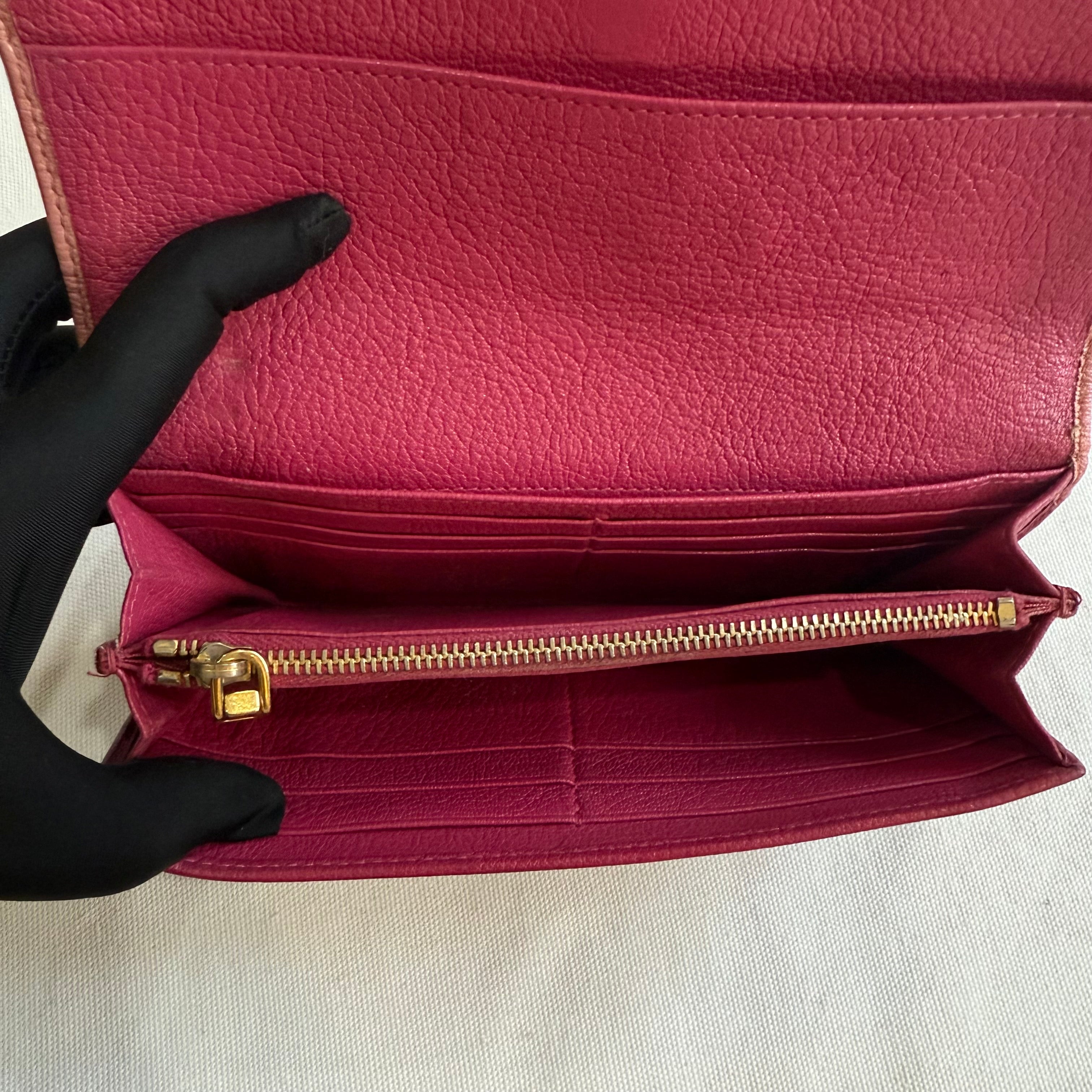 Miu Miu Blush Pink Long Wallet