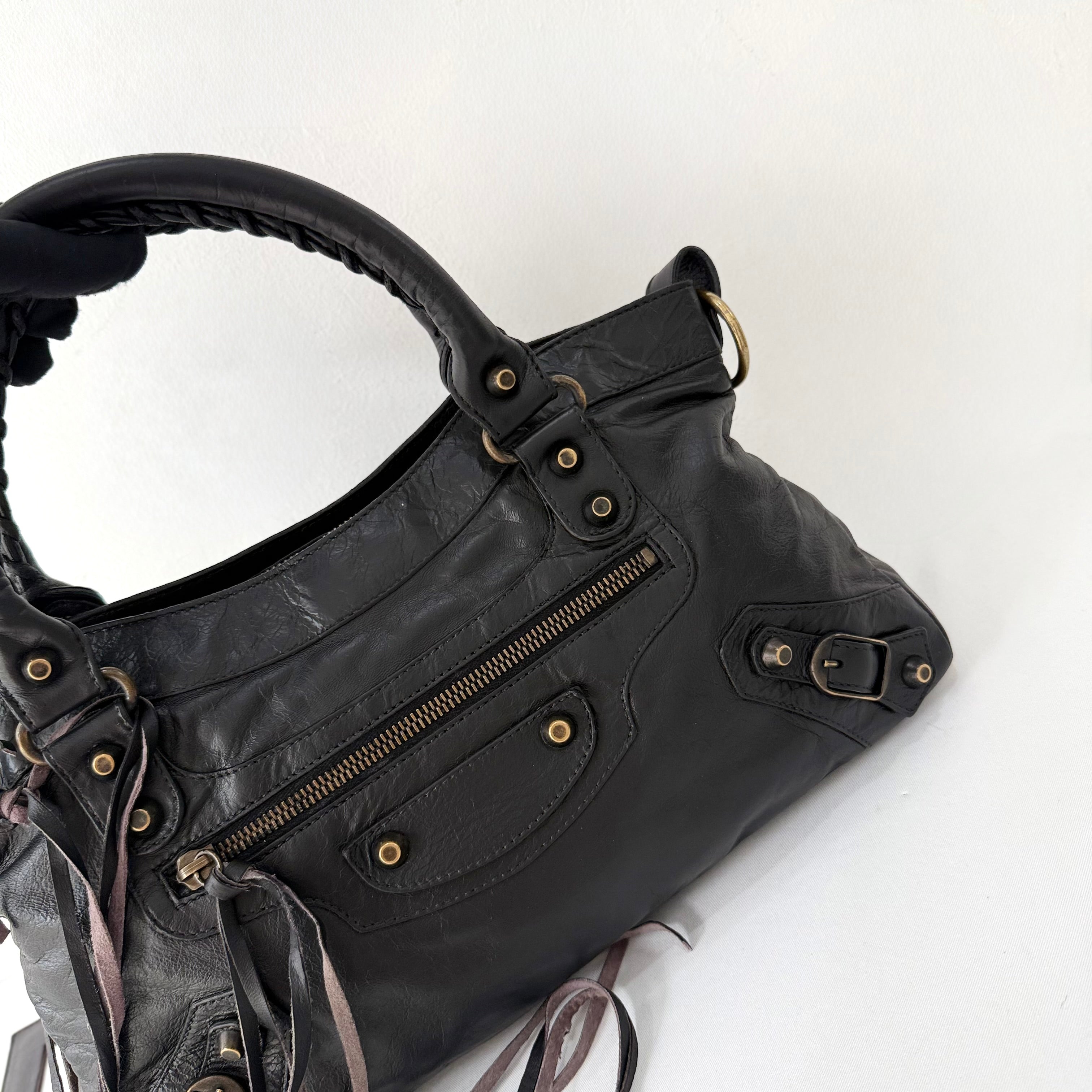 Balenciaga Le City First Bag in Black