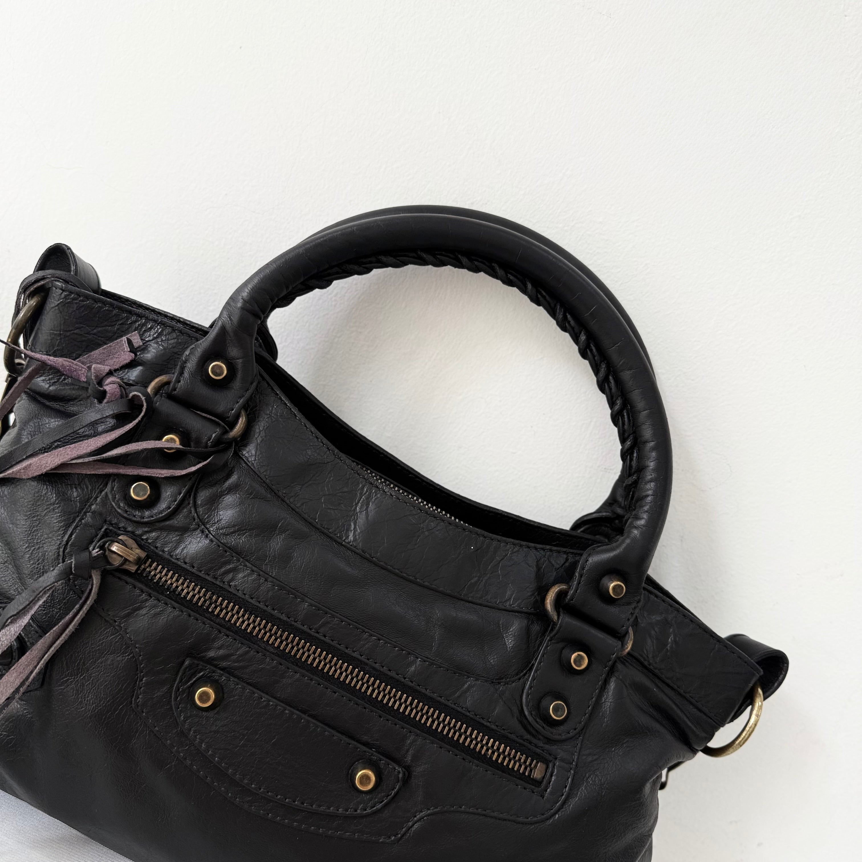 Balenciaga Le City First Bag in Black