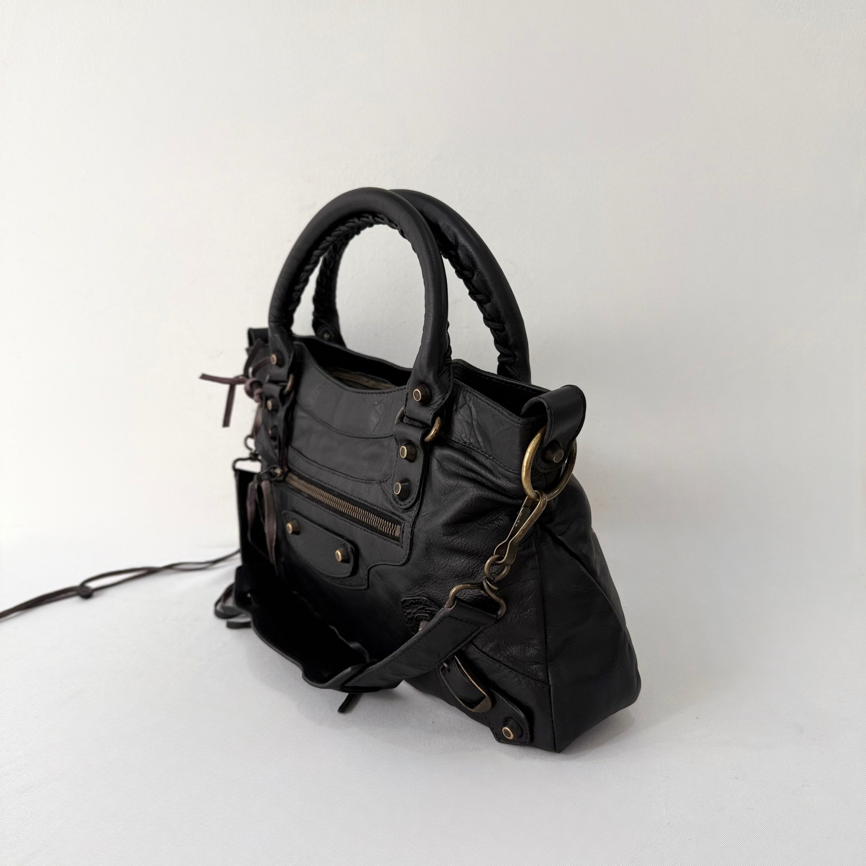 Balenciaga Le City First Bag in Black