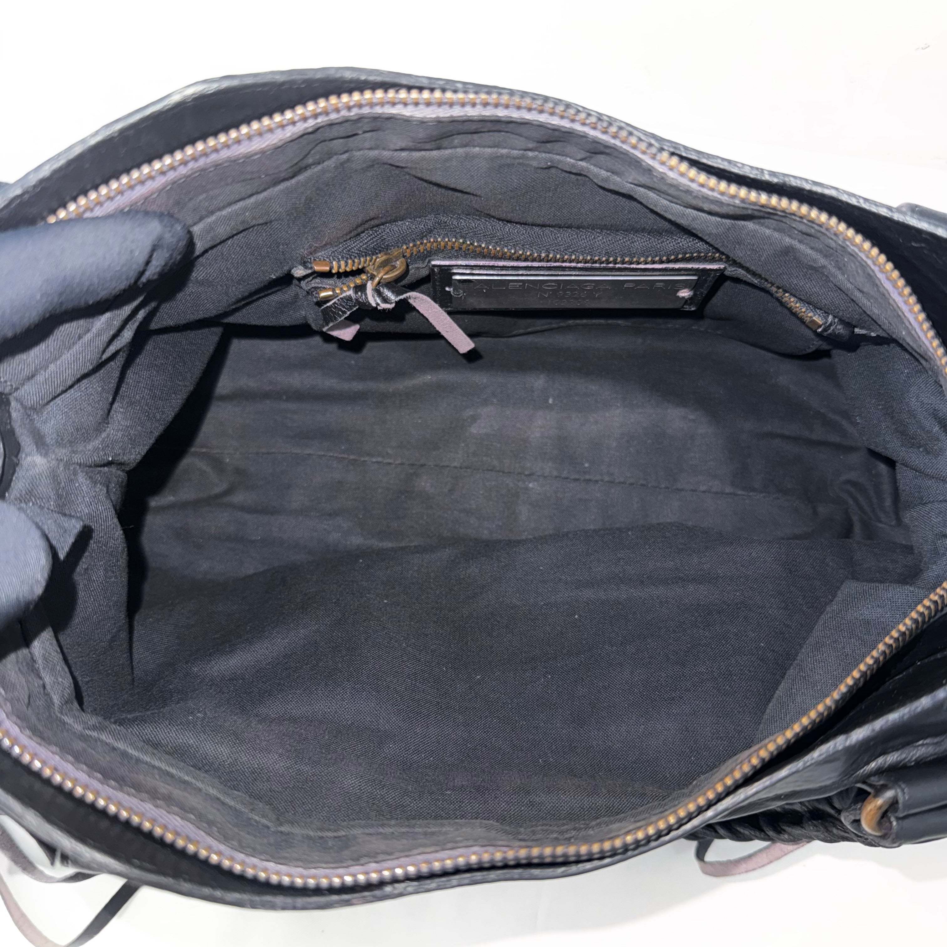 Balenciaga Le City First Bag in Black
