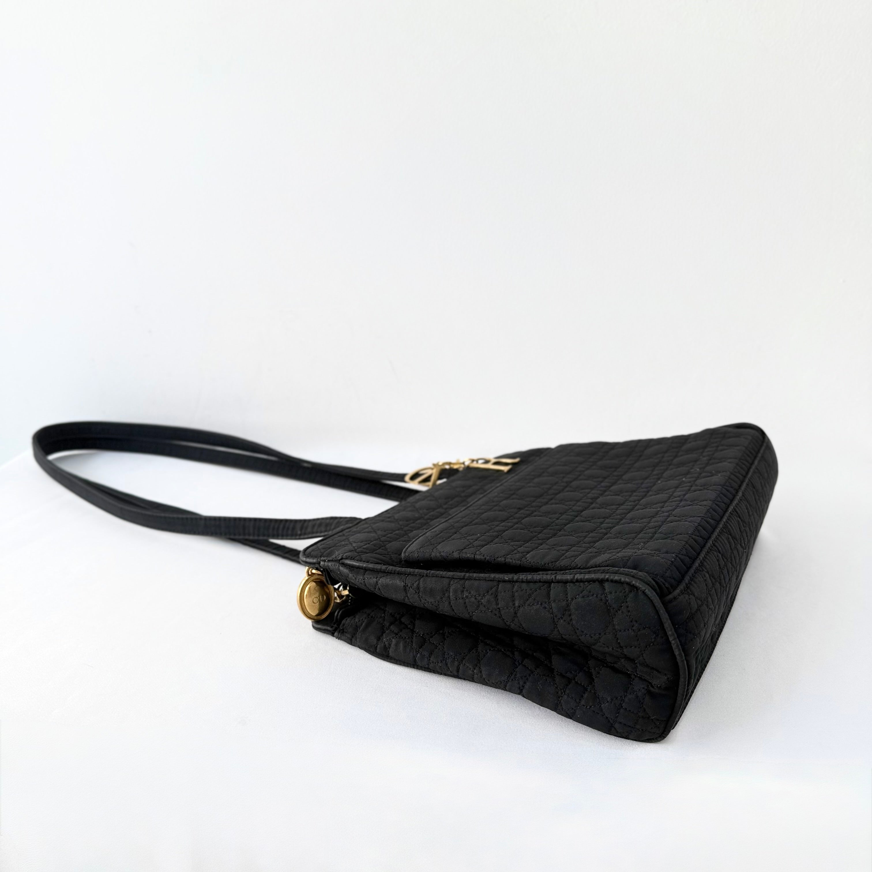 Christian Dior Lady Dior Cannage Black Shoulder Bag
