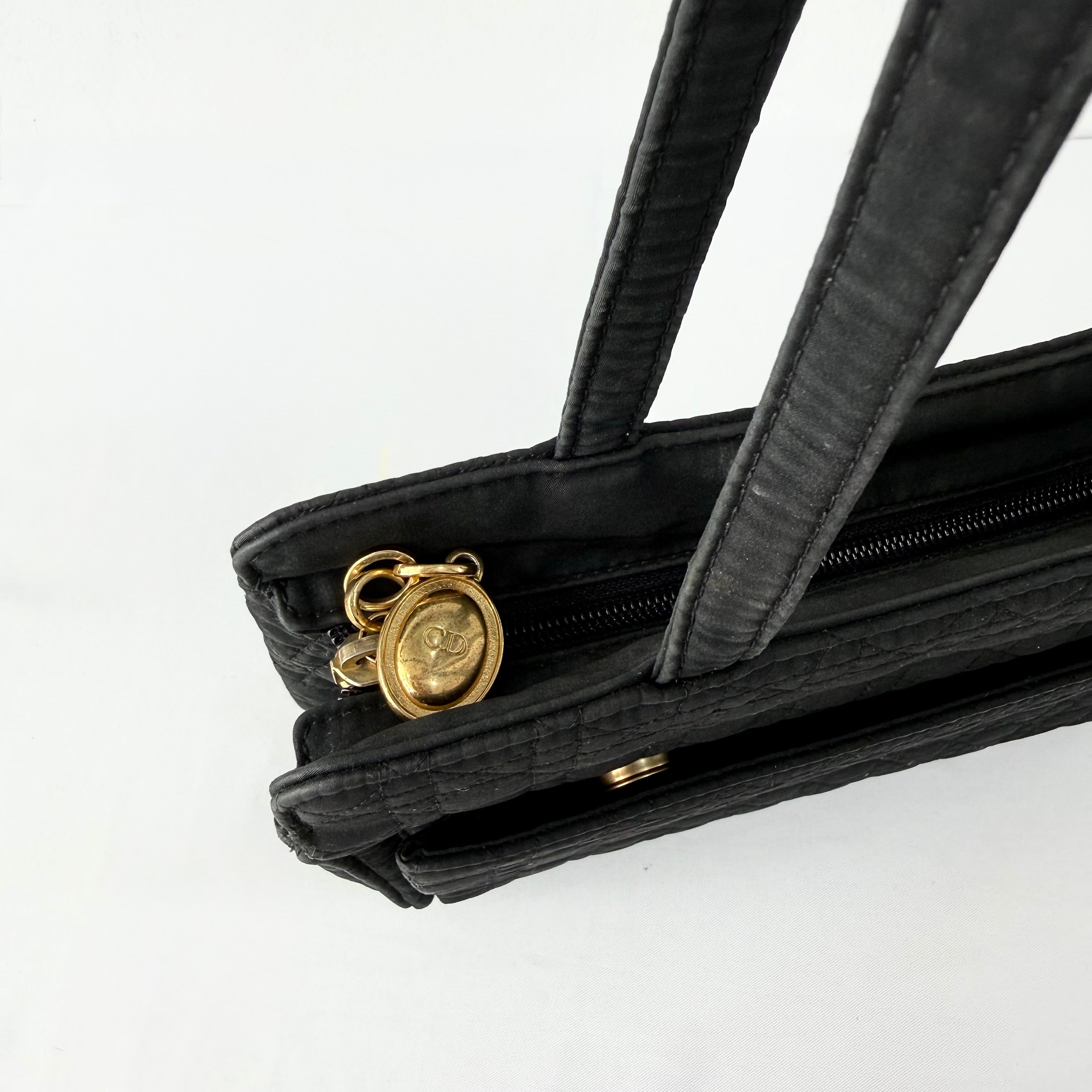 Christian Dior Lady Dior Cannage Black Shoulder Bag