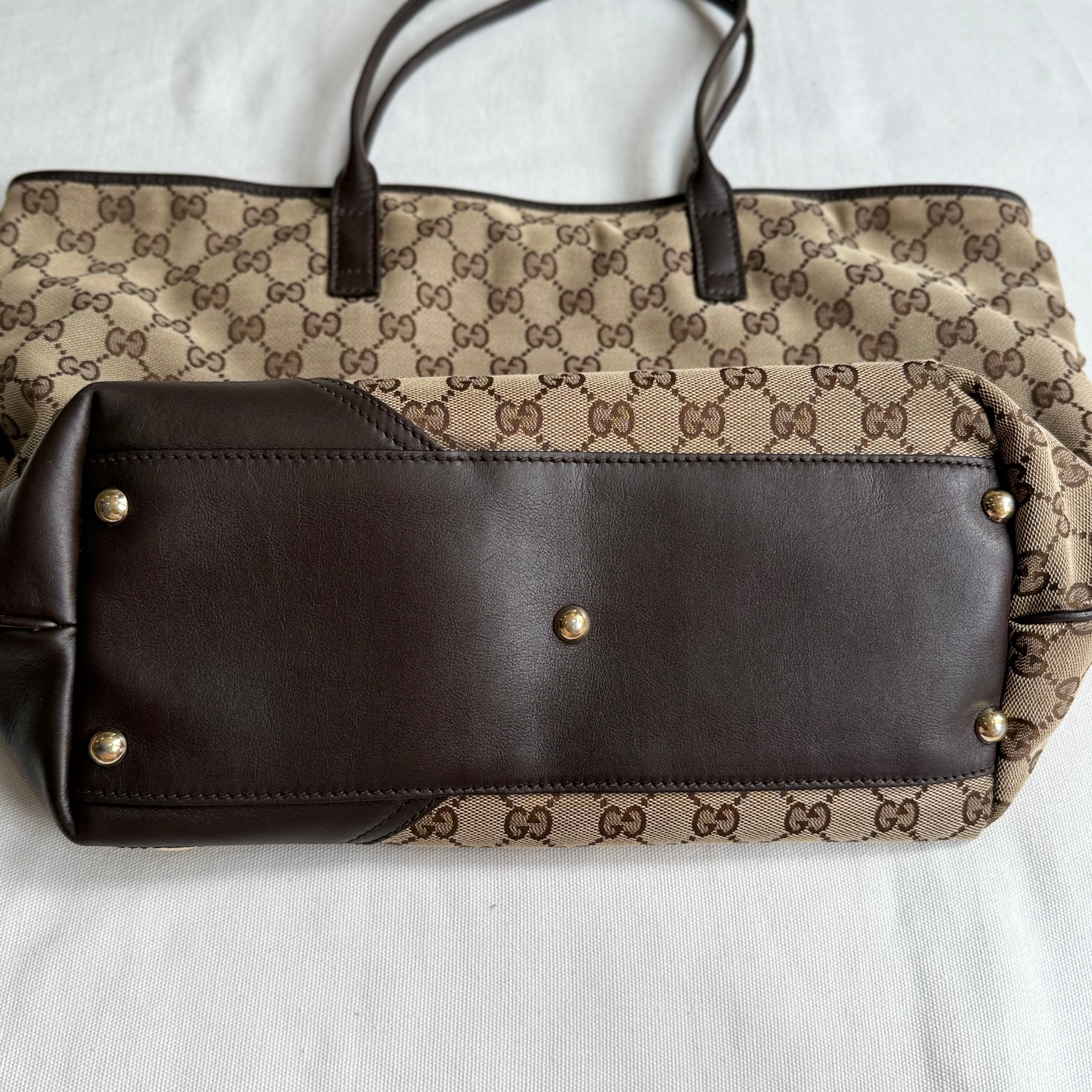 Gucci Britt Monogram Tote Bag