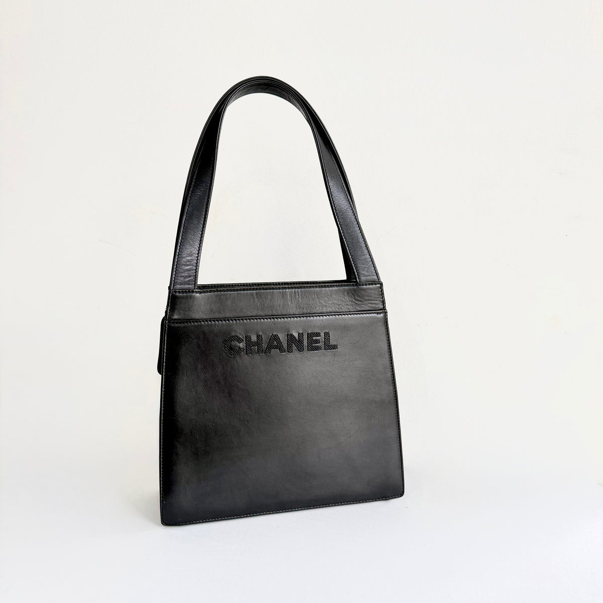 Chanel Shoulder Bag Lambskin Black