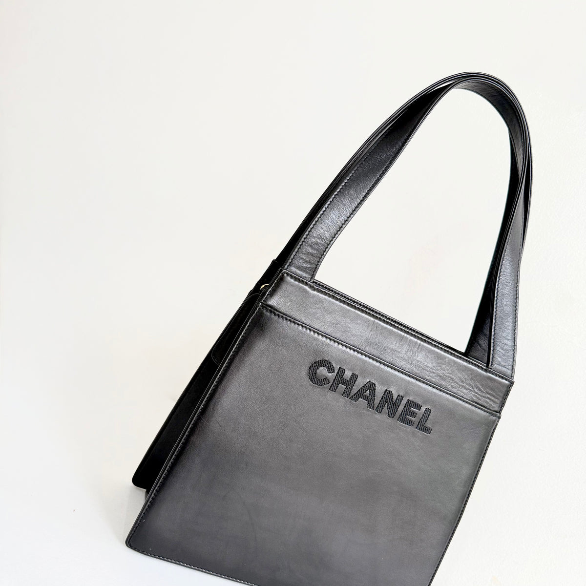Chanel Shoulder Bag Lambskin Black