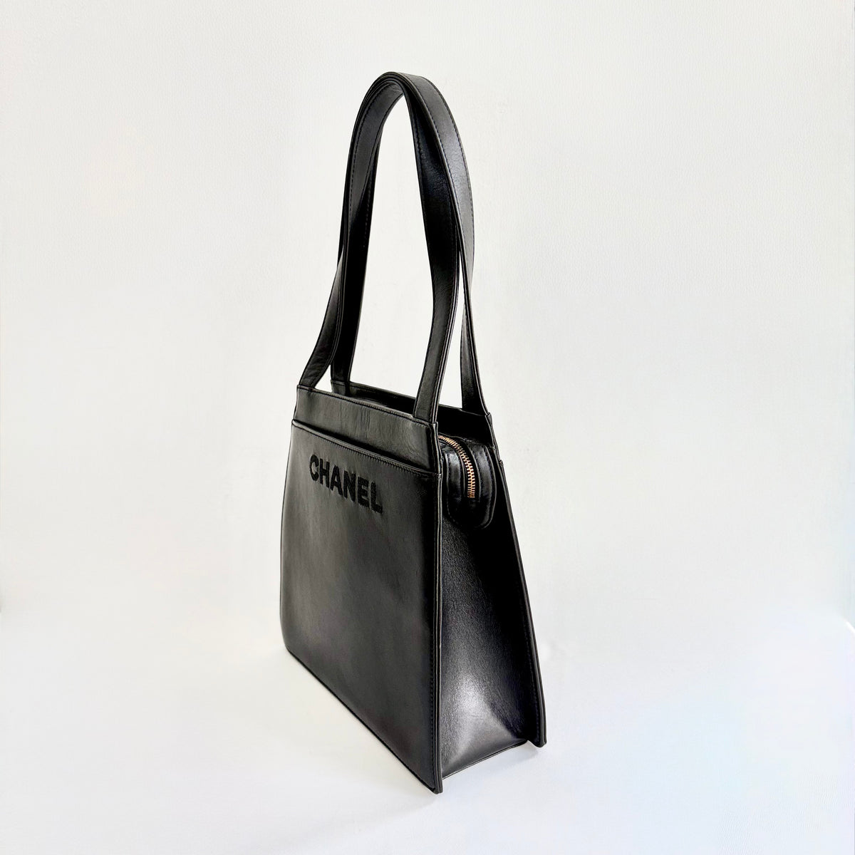 Chanel Shoulder Bag Lambskin Black