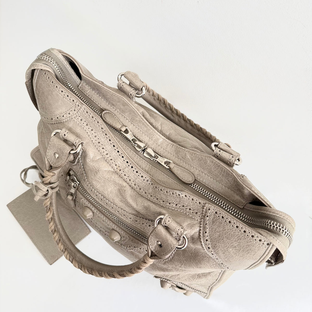 Balenciaga Giant Covered Brogues City Bag
