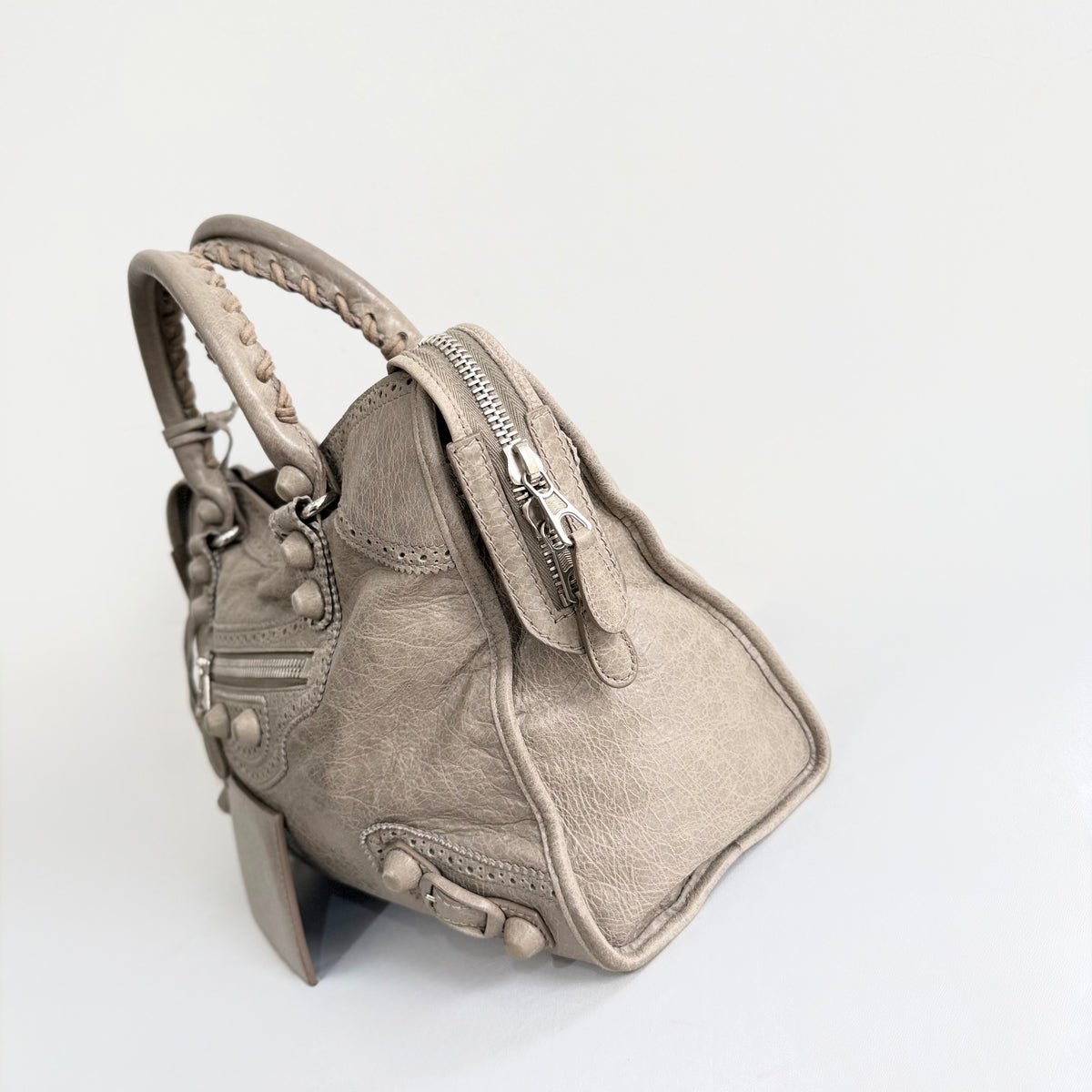 Balenciaga Giant Covered Brogues City Bag