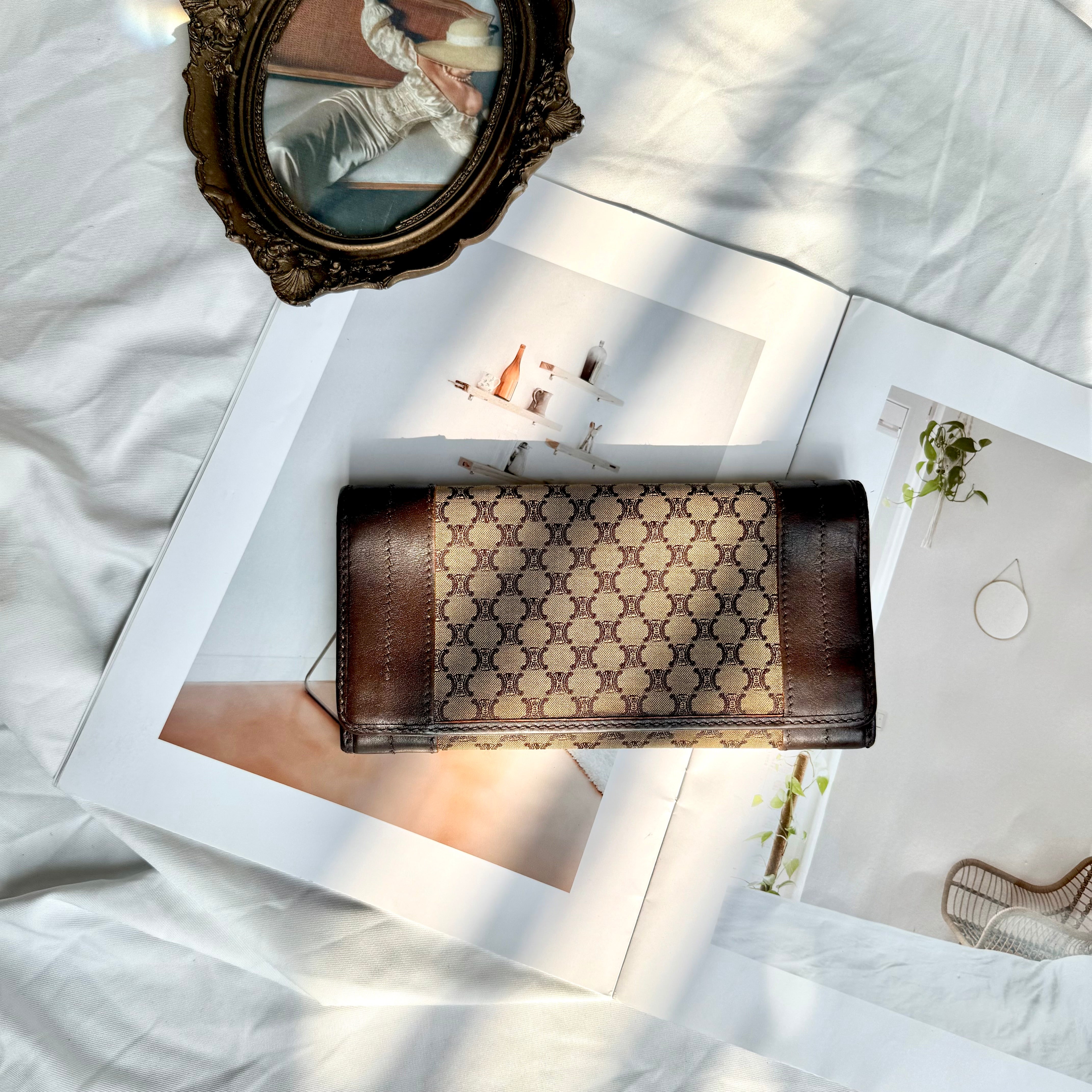 Celine Vintage CC Monogram Wallet