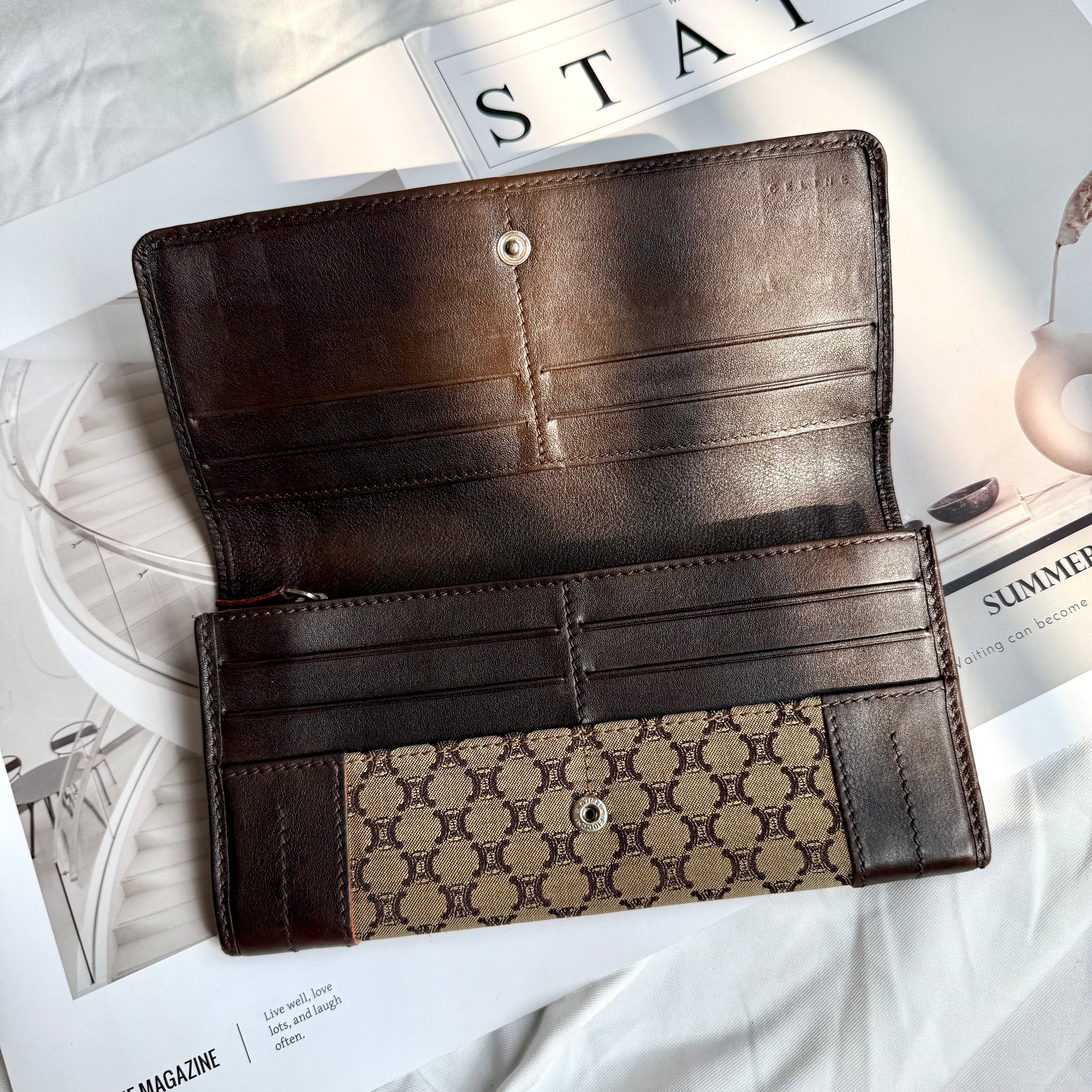 Celine Vintage CC Monogram Wallet