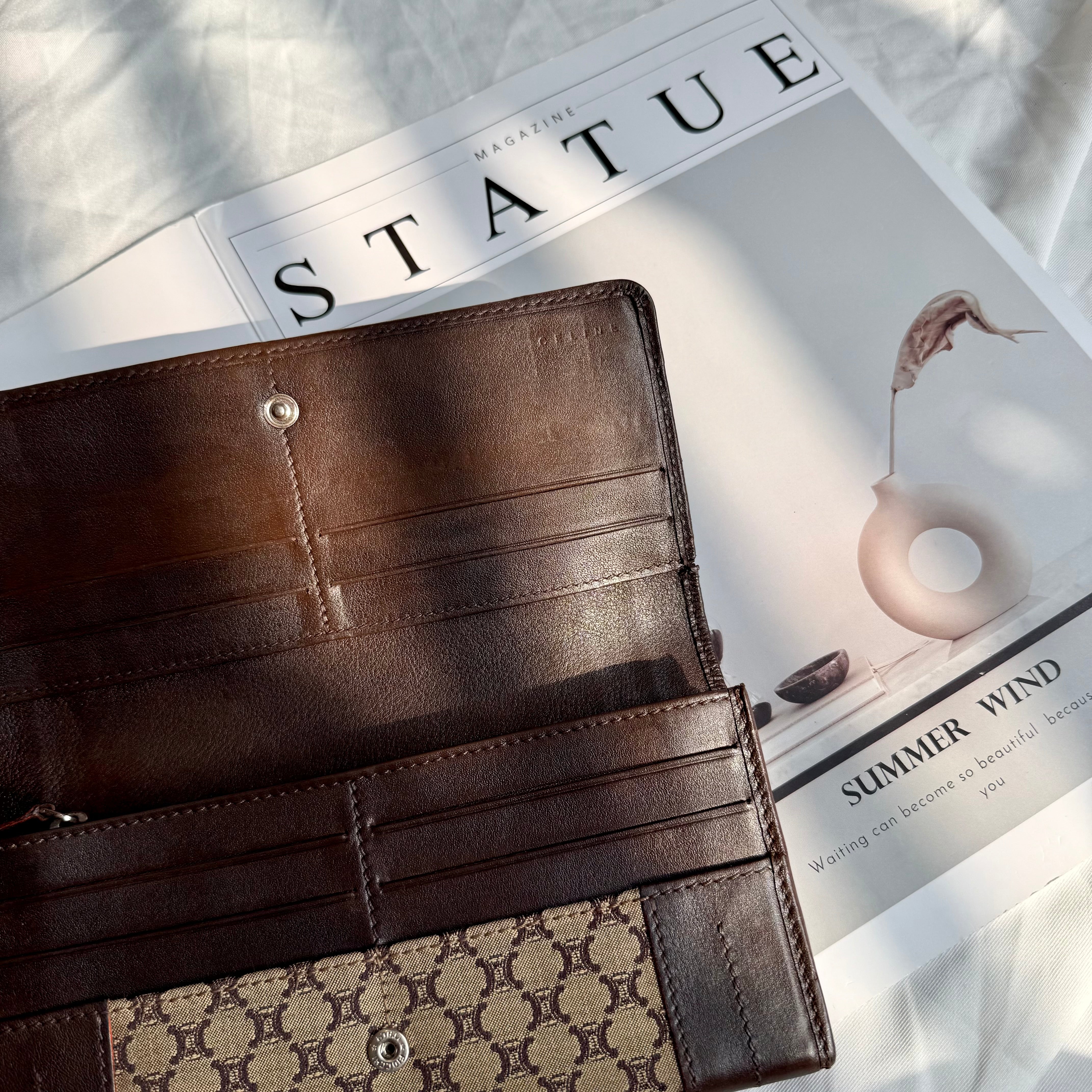 Celine Vintage CC Monogram Wallet