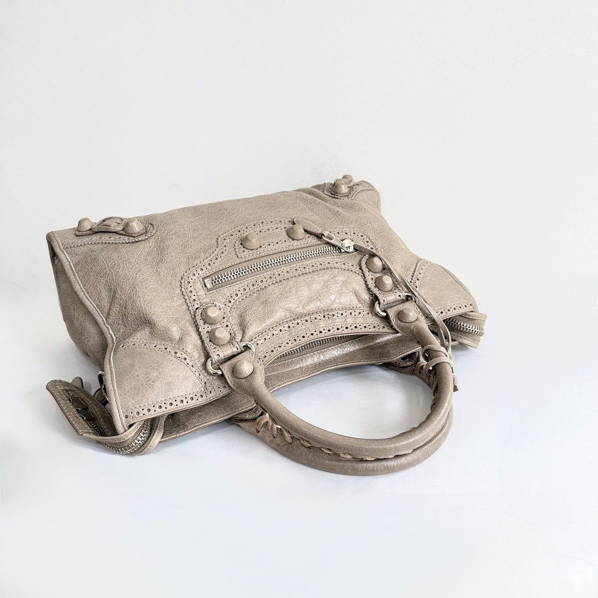 Balenciaga Giant Covered Brogues City Bag