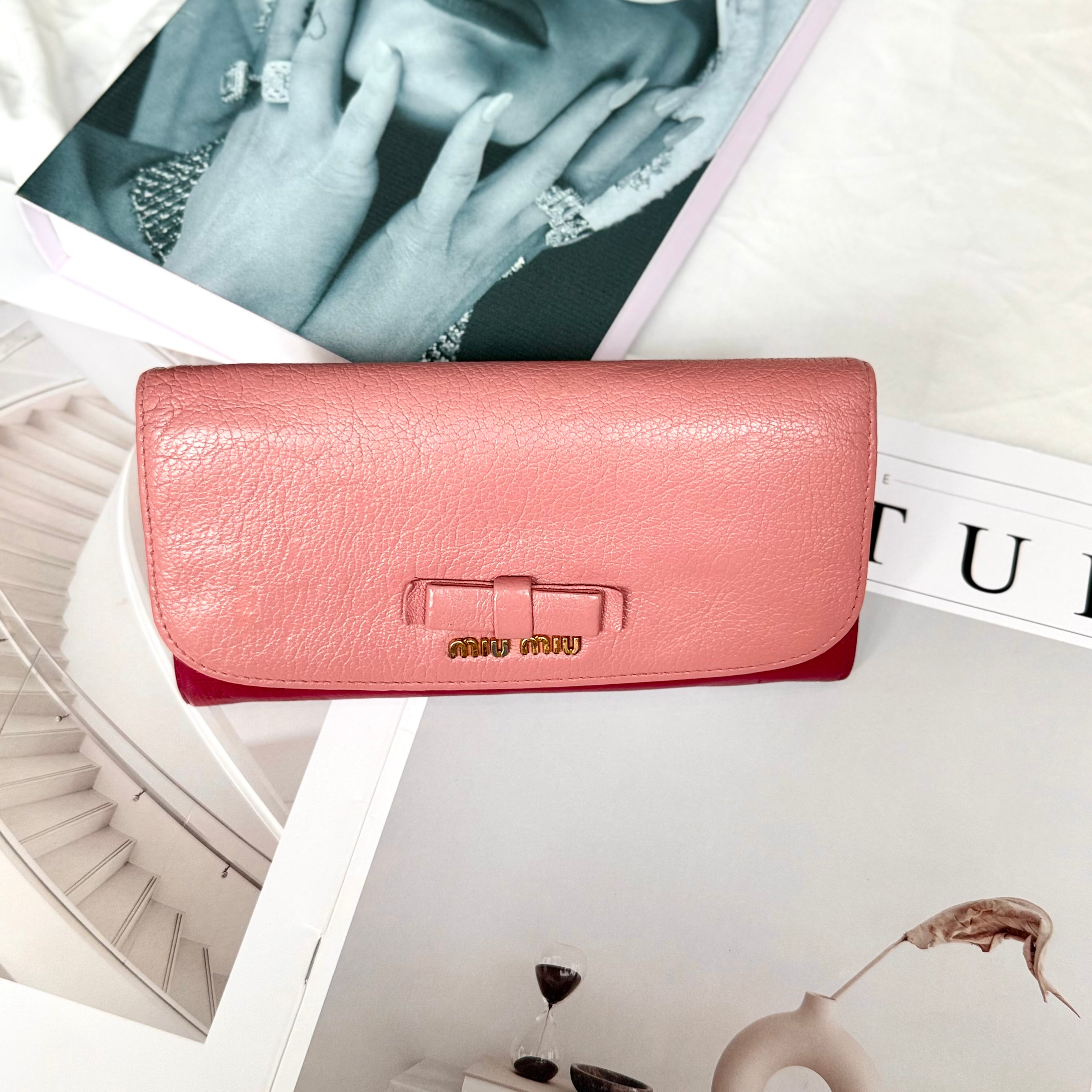 Miu Miu Blush Pink Long Wallet